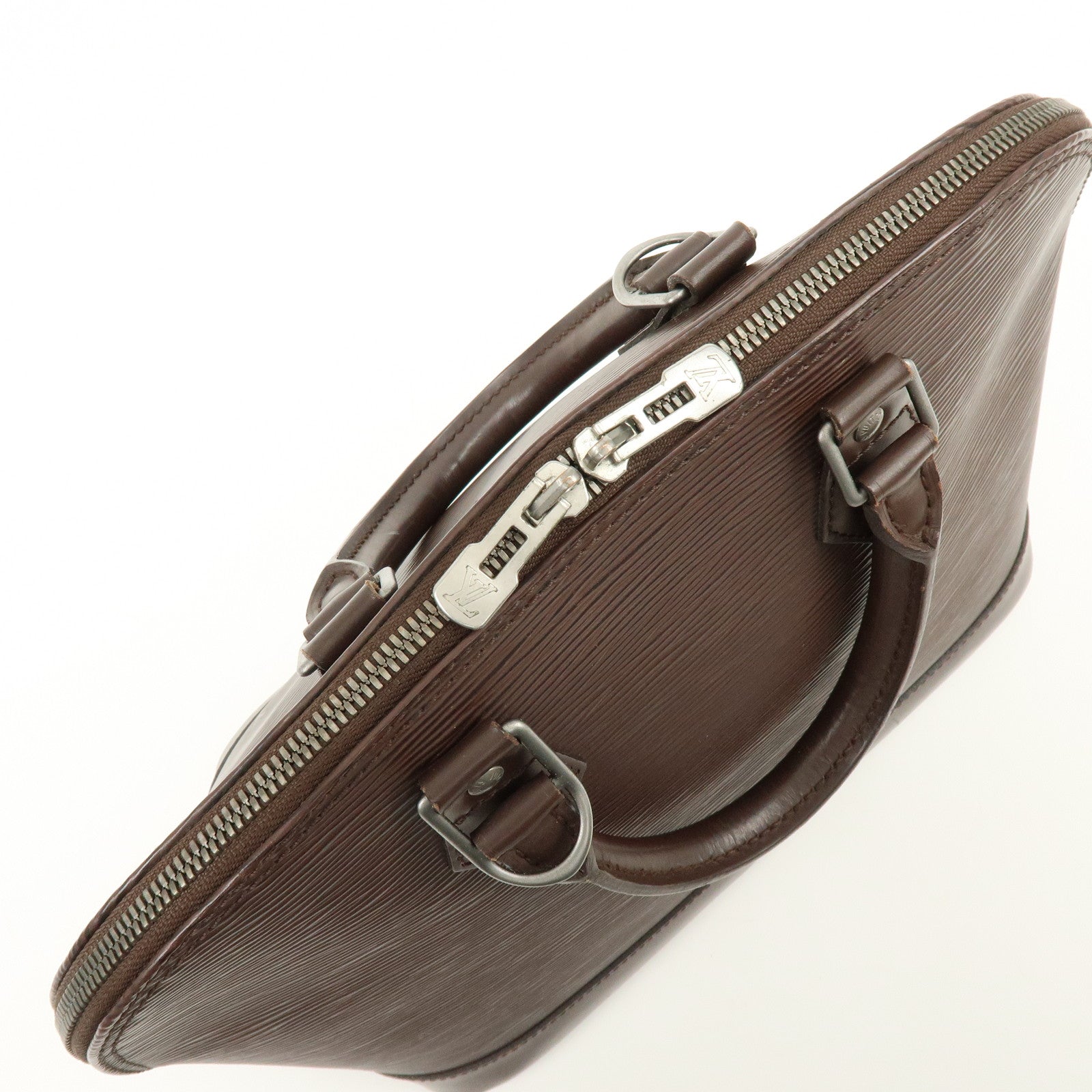 Louis Vuitton Epi Leather Alma Hand Bag Mocha M5214D