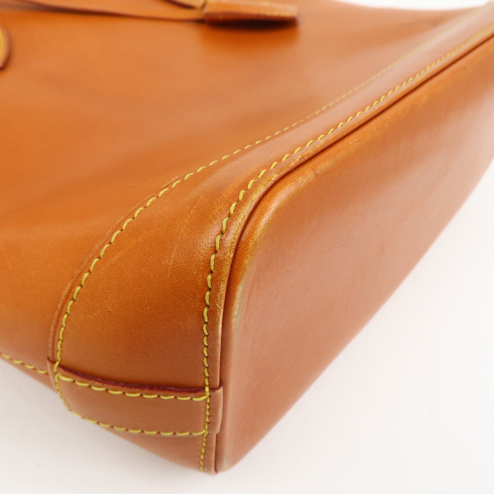 Louis Vuitton Lockit Nomade Leather Hand Bag Caramel Brown M85388