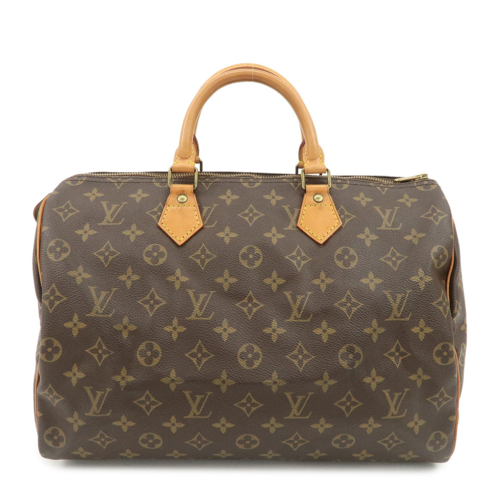 Louis Vuitton Monogram Speedy 35 Boston Bag Hand Bag M41524