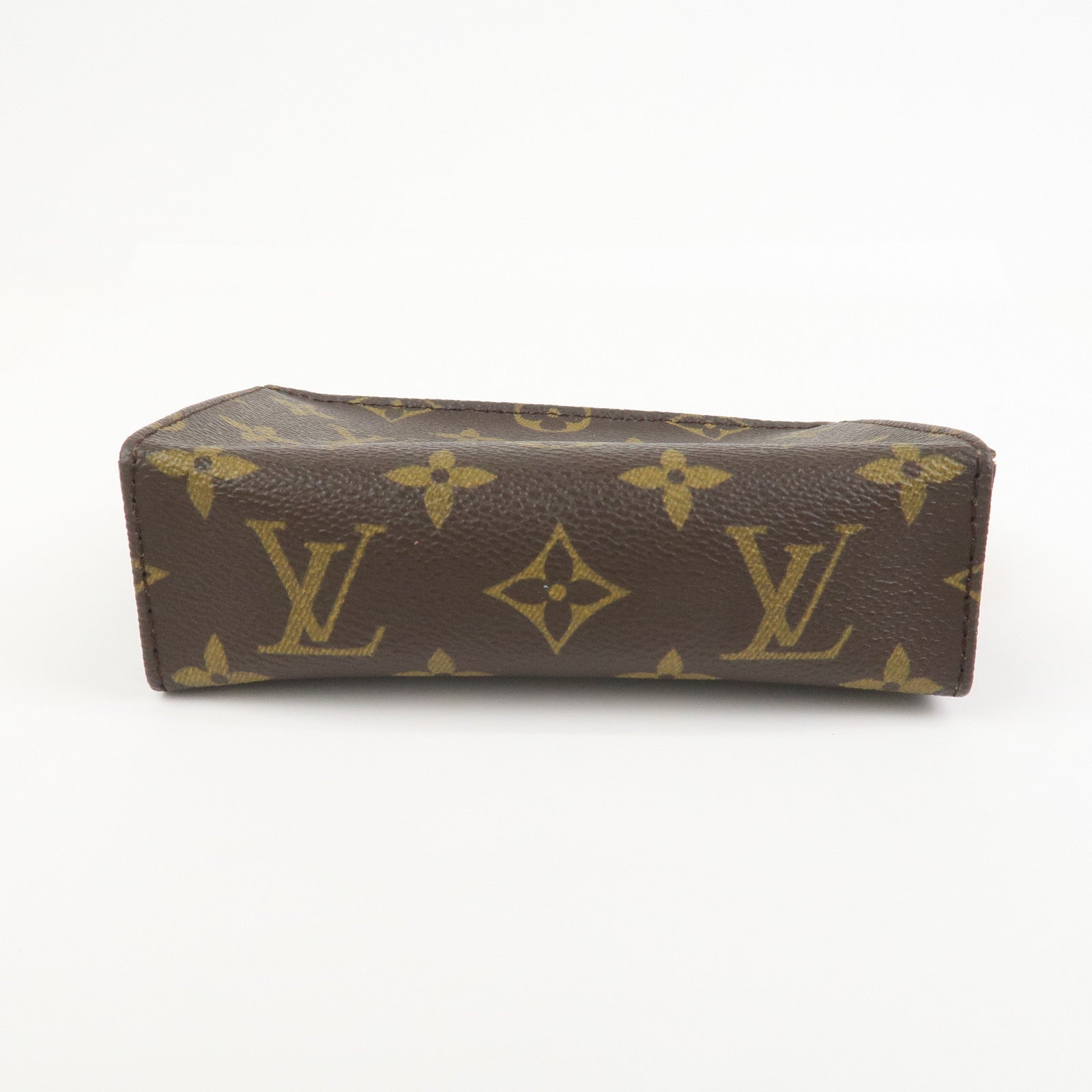 Louis Vuitton Monogram Pochette Toilette 15 Canvas Pouch M47546