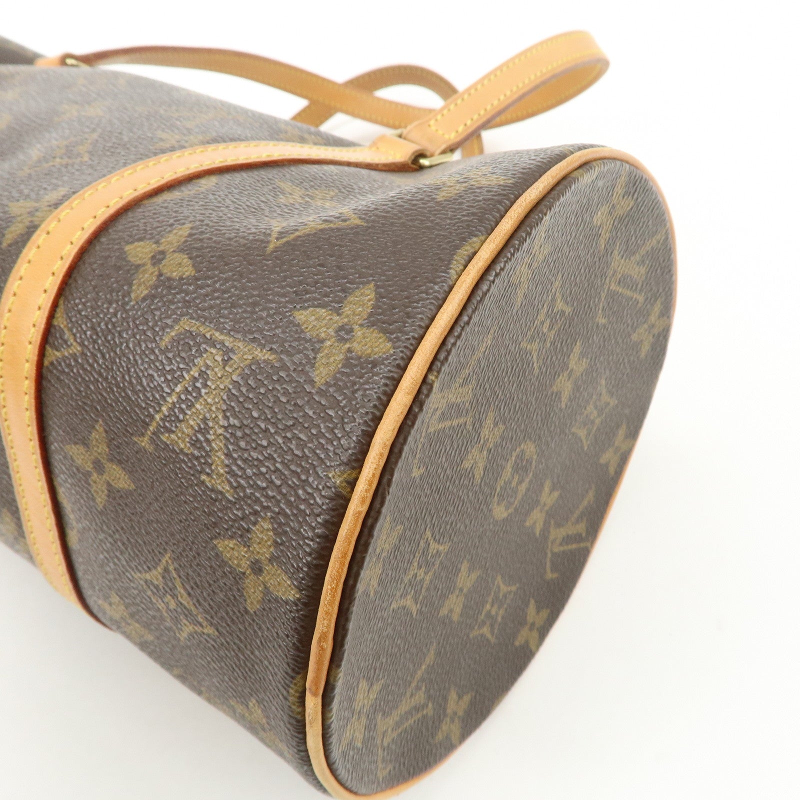 Louis Vuitton Monogram Papillon 30 Hand Bag New Style Brown M51385