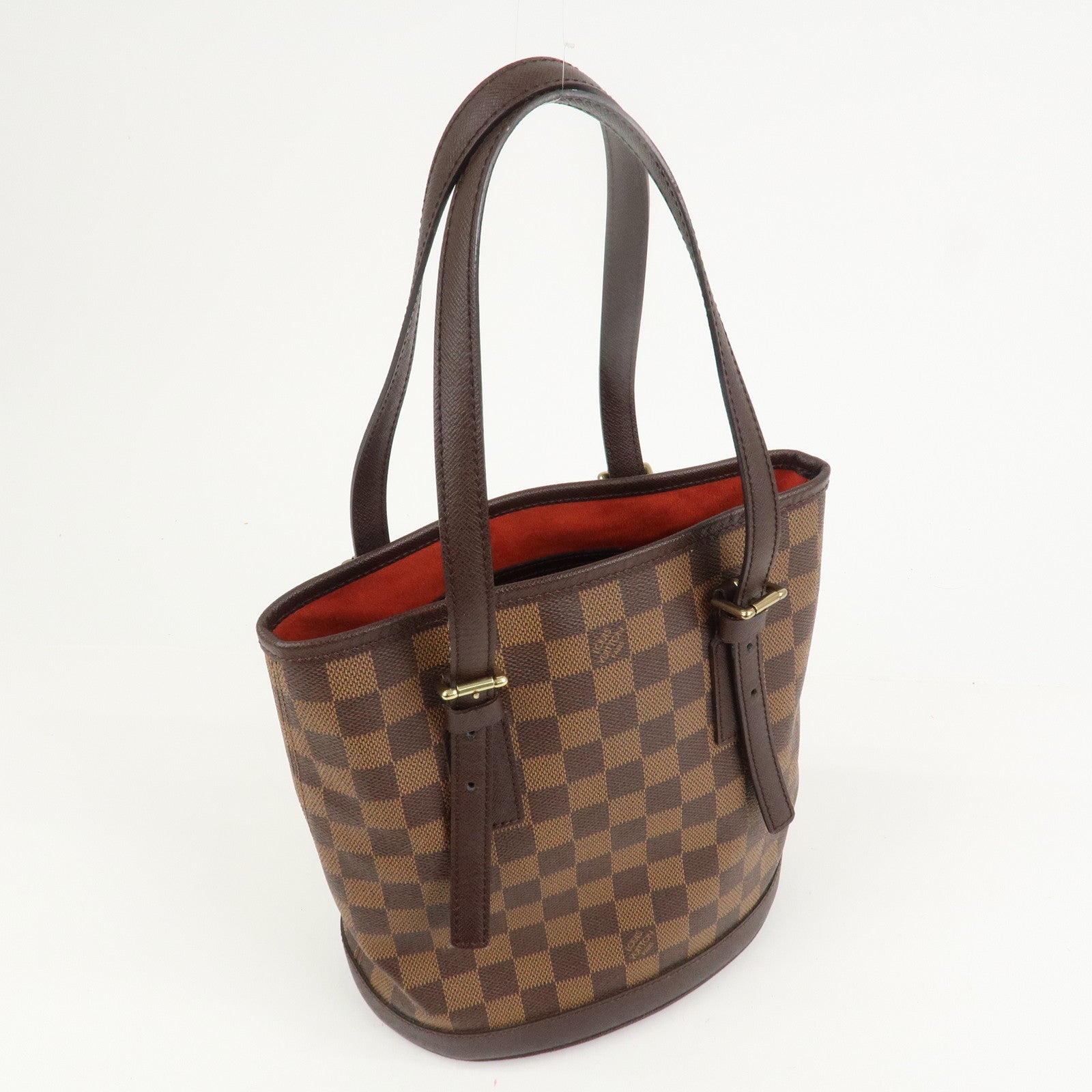 Louis Vuitton Damier Ebene Marais Tote Bag Hand Bag Brown N42240