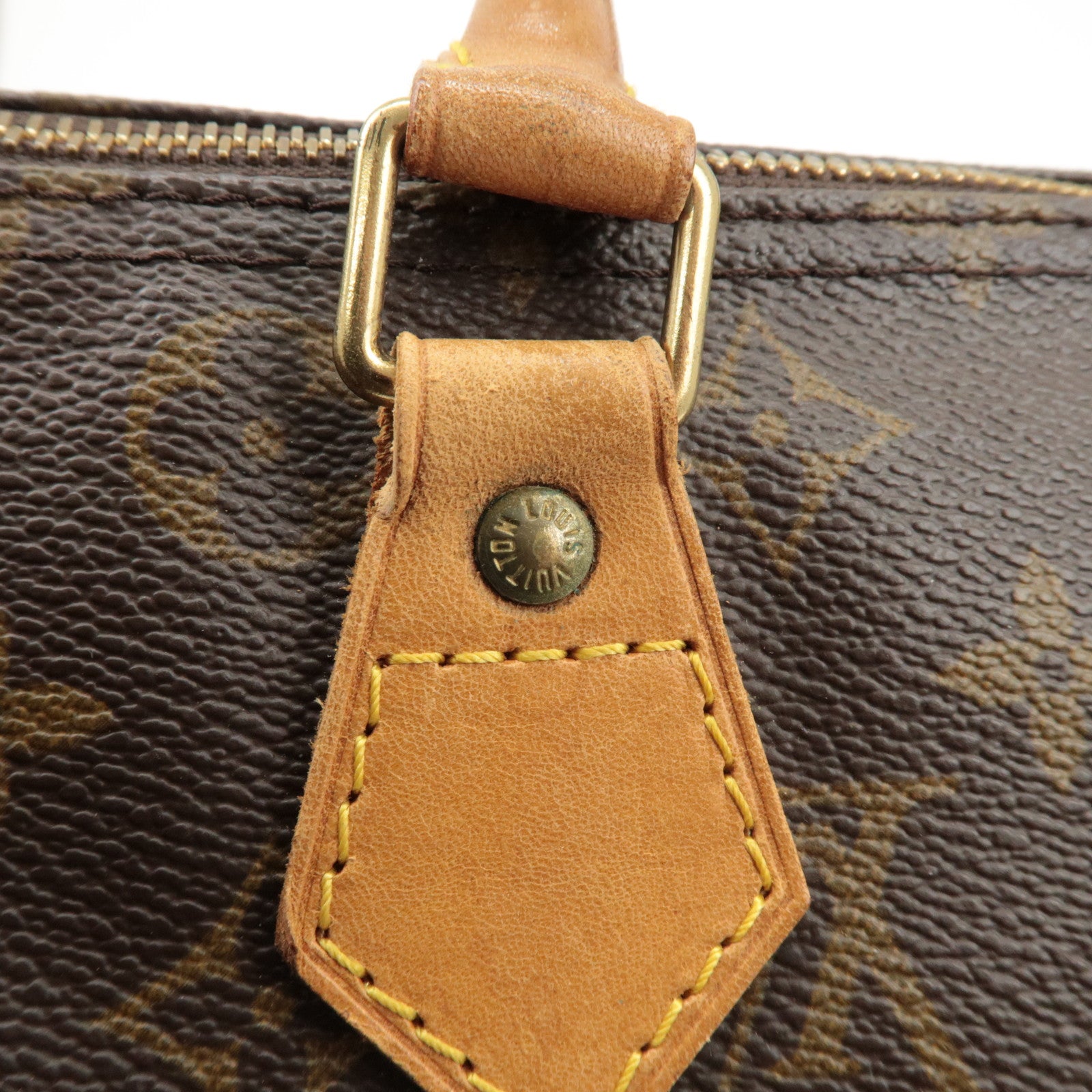 Louis Vuitton Monogram Speedy 30 Hand Bag Boston Bag M41526 Used