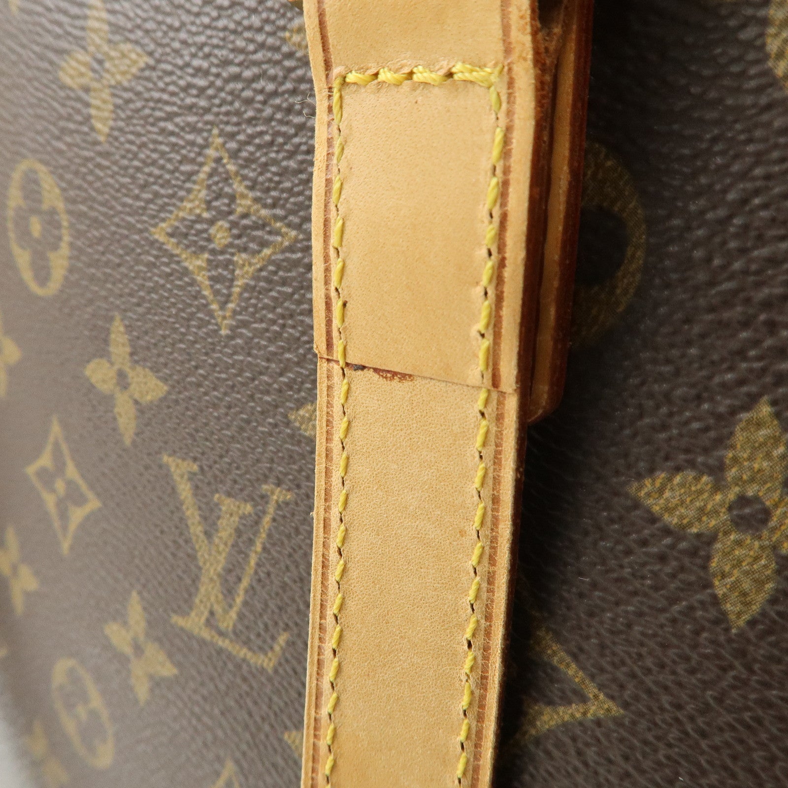 Louis Vuitton Monogram Luco Tote Bag Hand Bag Brown M51155 Used