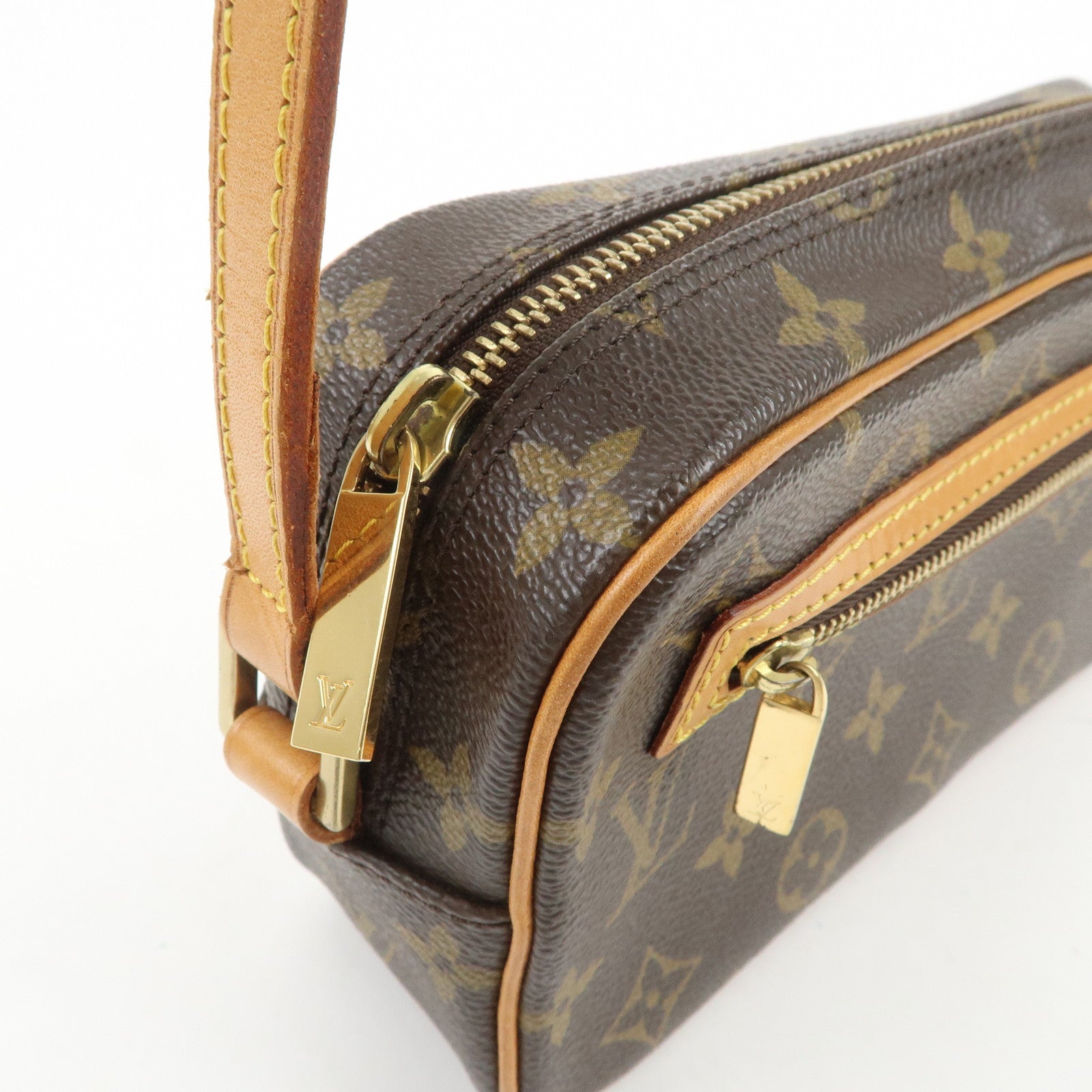 Louis Vuitton Monogram Pochette Cite Shoulder Bag Brown M51183