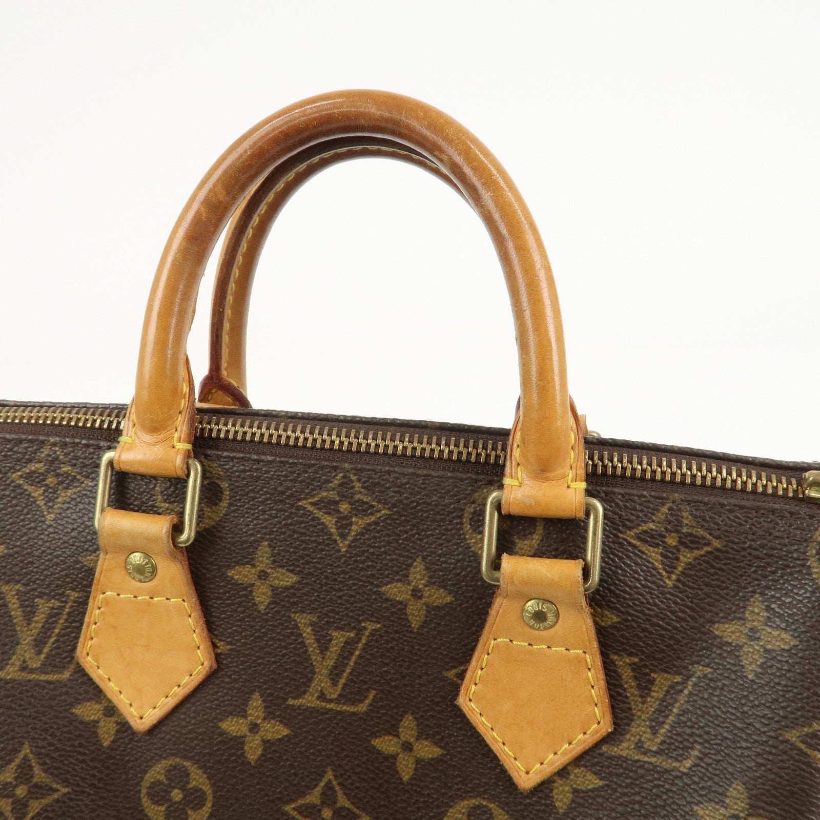 Louis Vuitton Monogram Speedy 25 Boston Bag Hand Bag Brown M41528