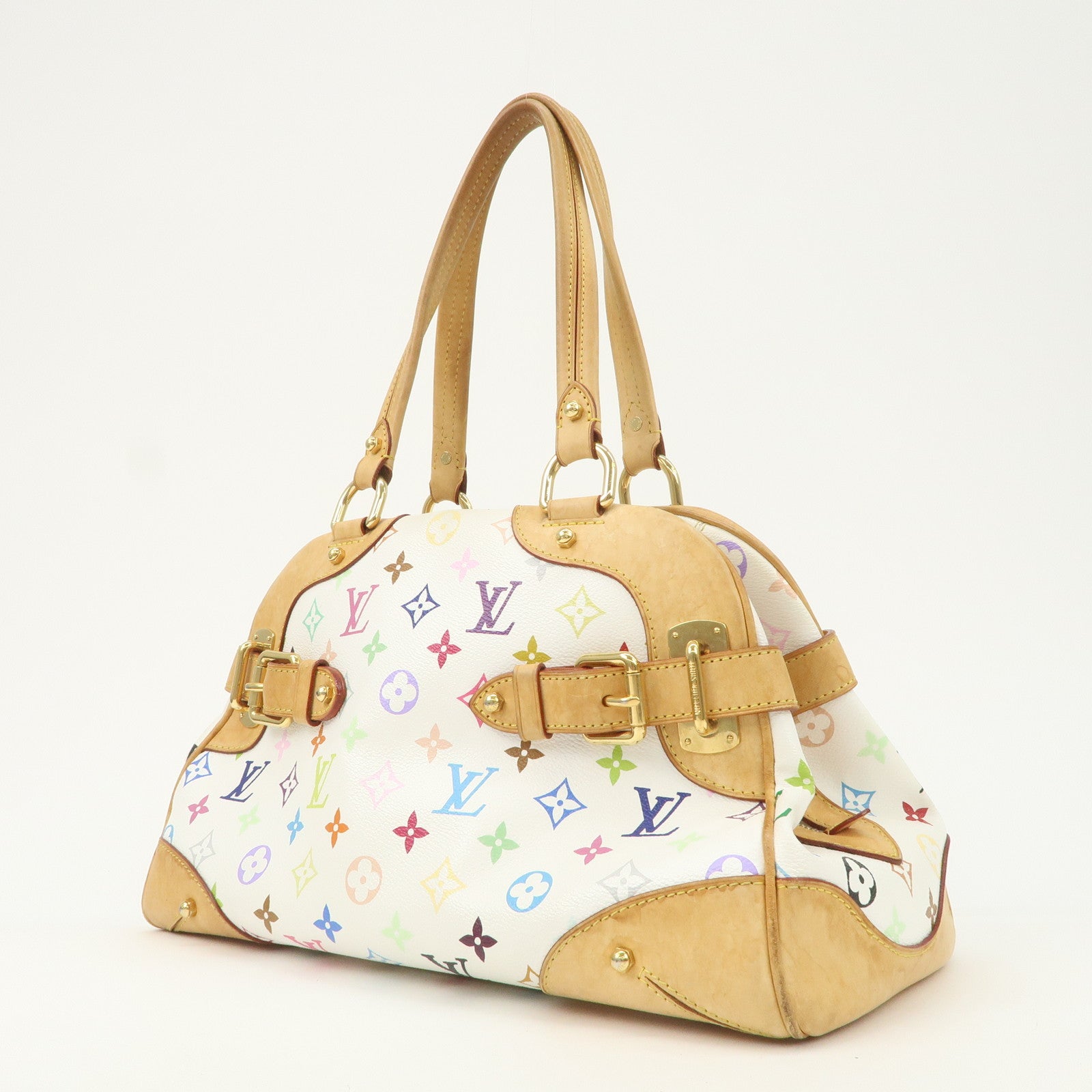 Louis Vuitton Monogram Multicolor Claudia Hand Bag Blanc M40193