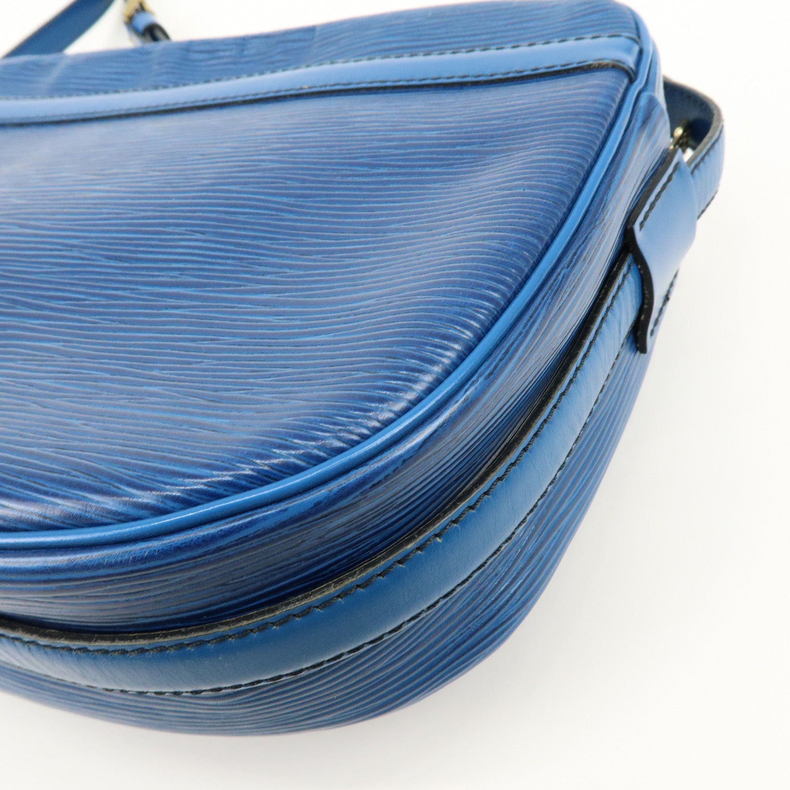 Louis Vuitton Epi Jeune Fille Shoulder Bag Toledo Blue M52155