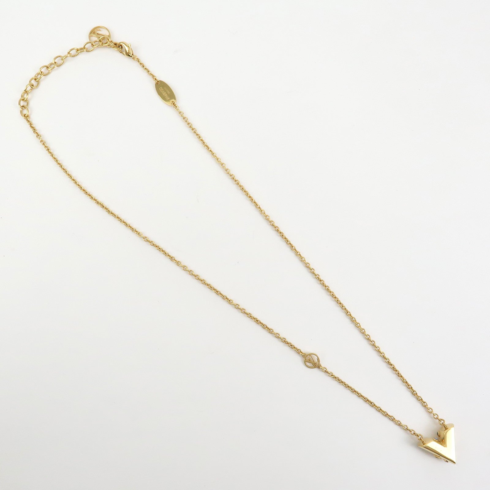 Louis Vuitton Collier Essential V Planet Metal Necklace M68920