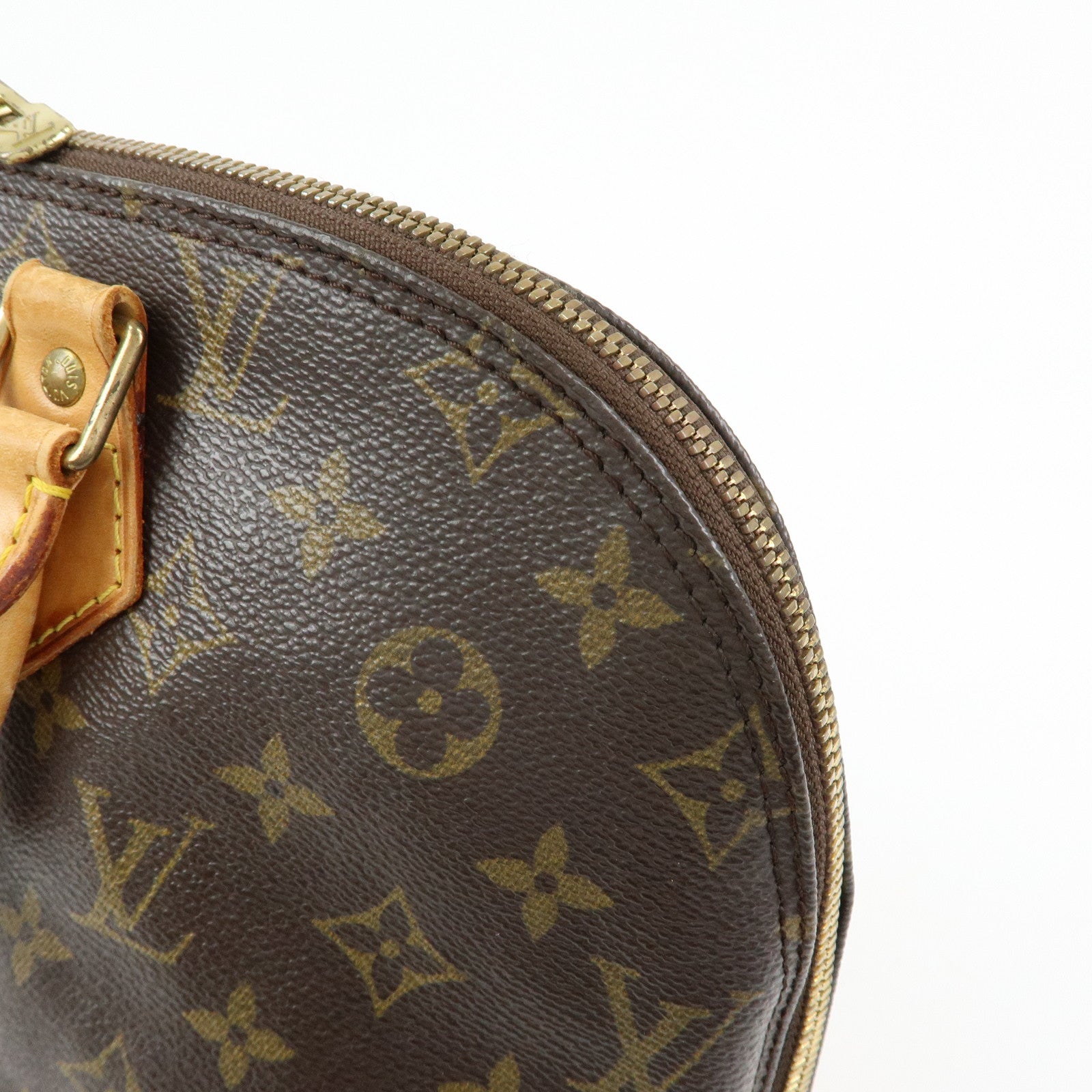 Louis Vuitton Monogram Alma Hand Bag Brown M51130