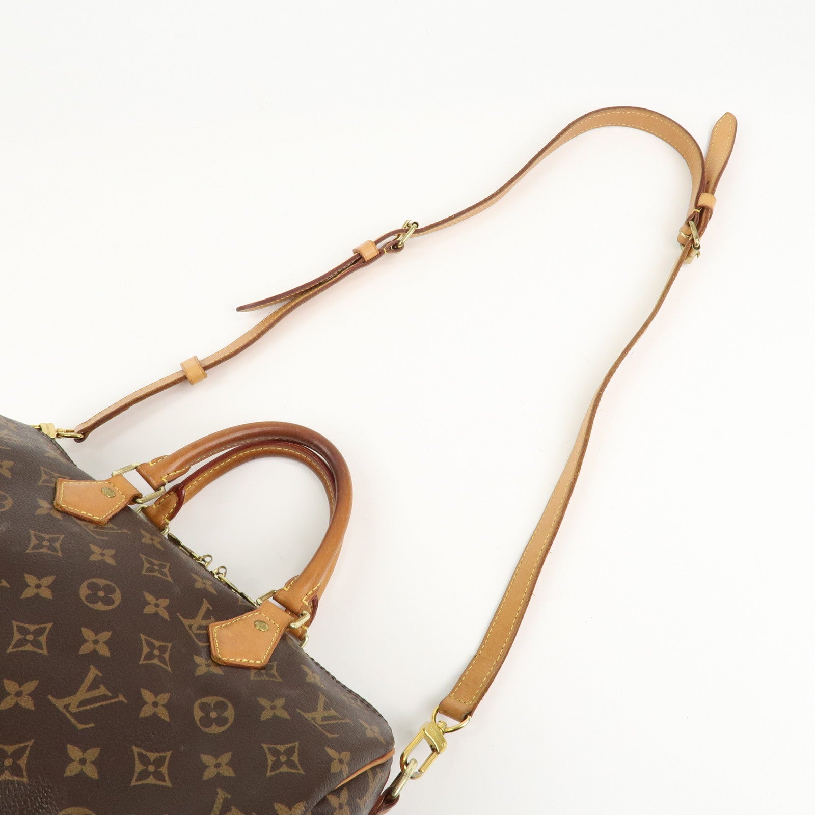 Louis Vuitton Monogram Canvas Speedy 30 Bandouliere Hand Bag M41112