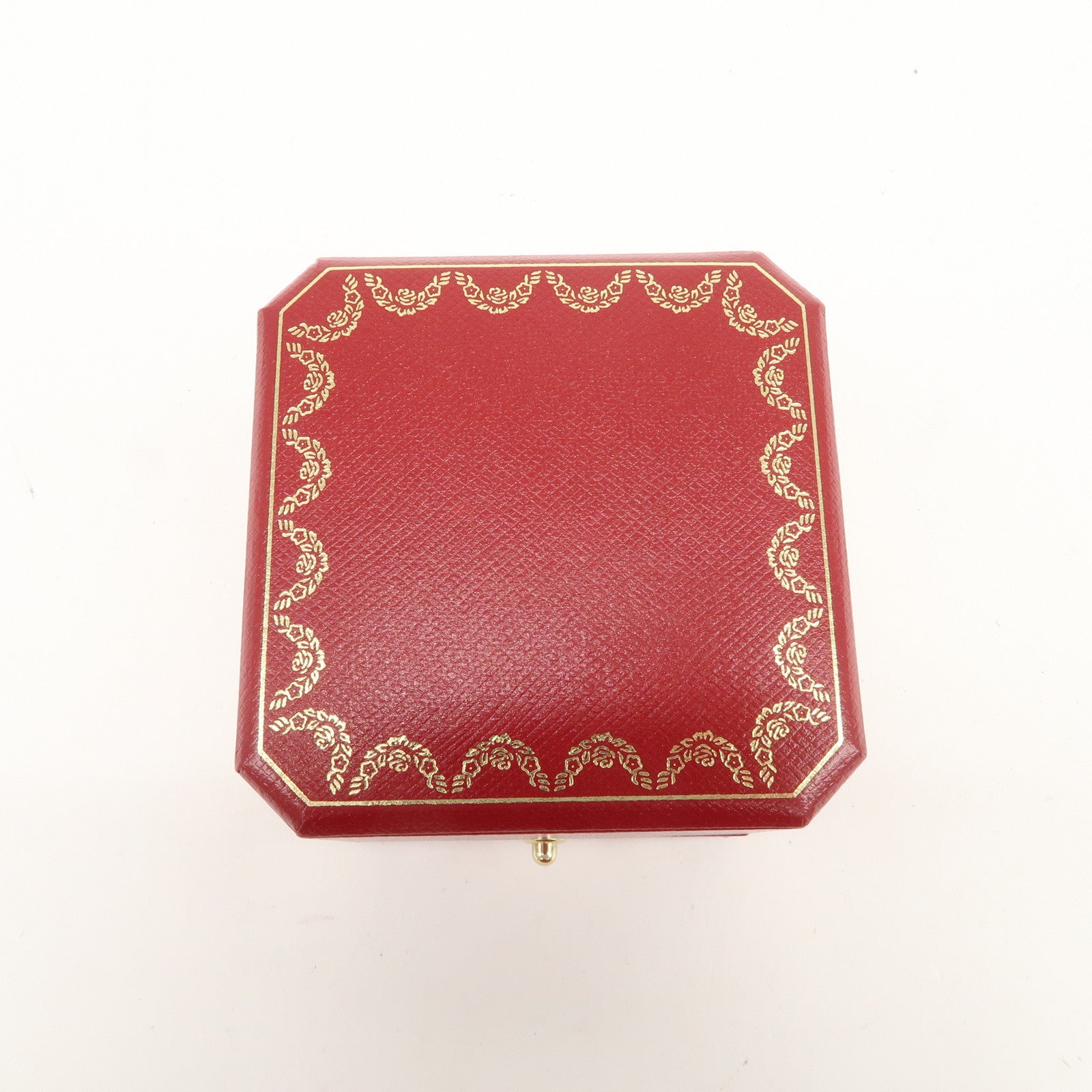Cartier Set of 5 Jewelry Boxes Ring Boxes Red Gold