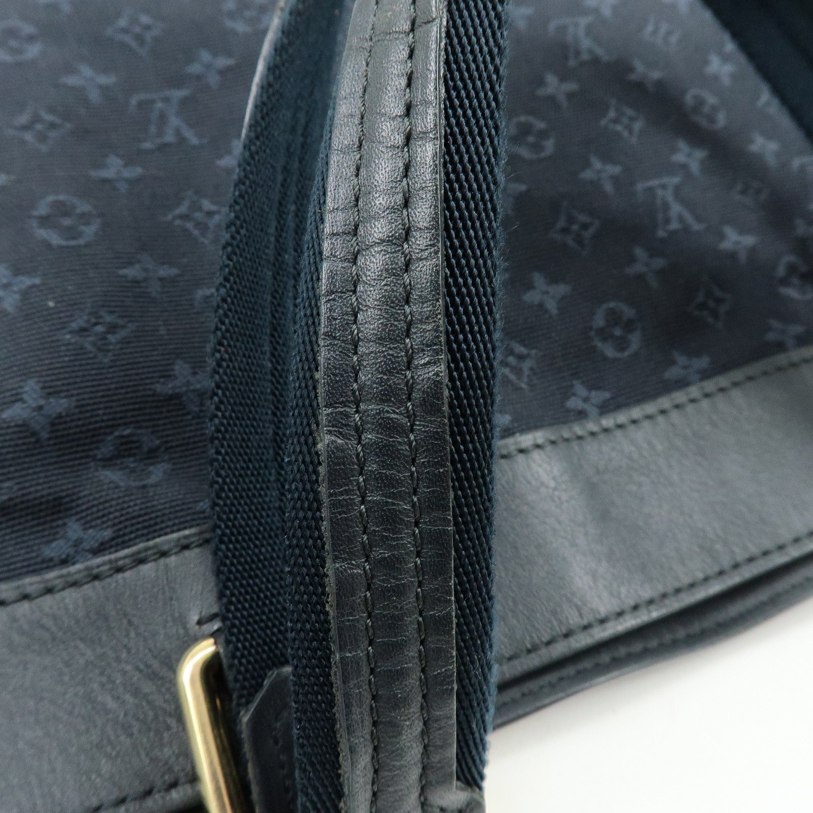 Louis Vuitton Monogram Mini Canvas Lucille GM Tote Bag Blue M92679