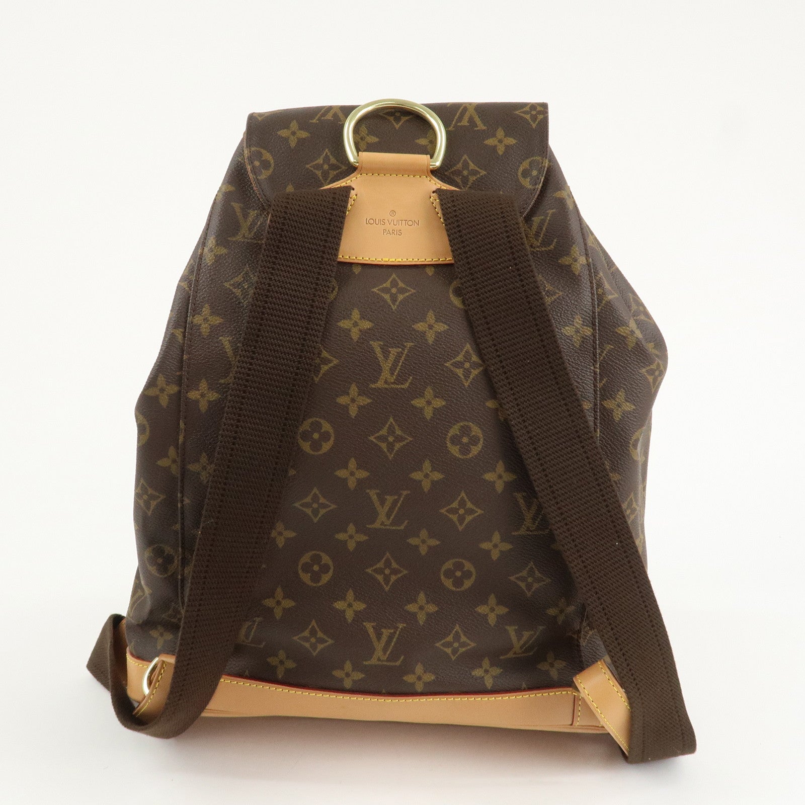 Louis Vuitton Monogram Montsouris GM Backpack Brown M51135 Used