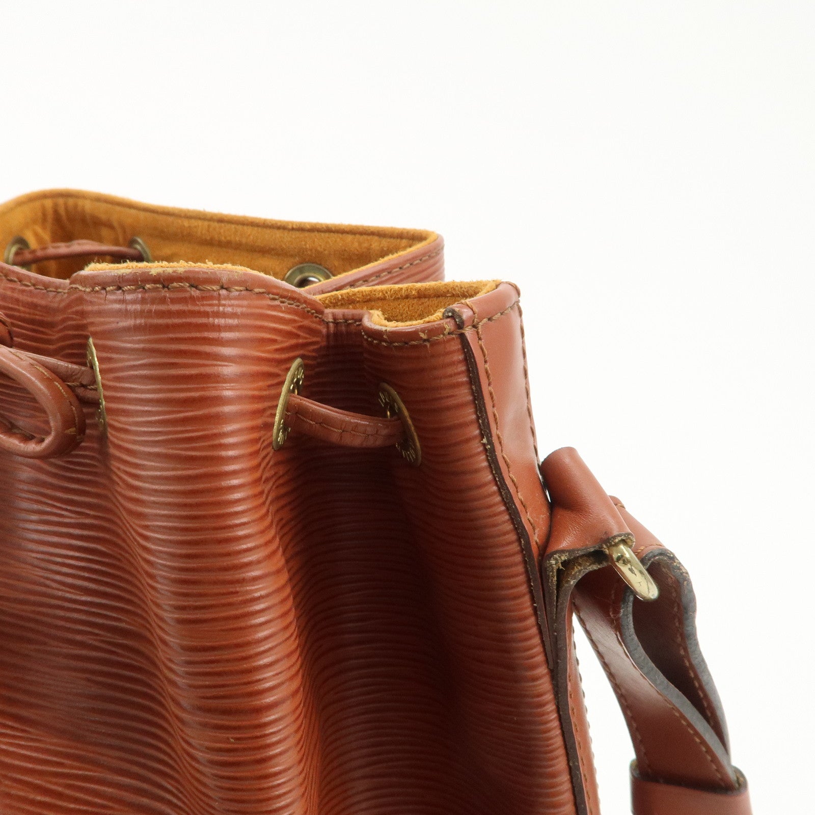 Louis Vuitton Epi Leather Noe Shoulder Bag Kenya Brown M44003