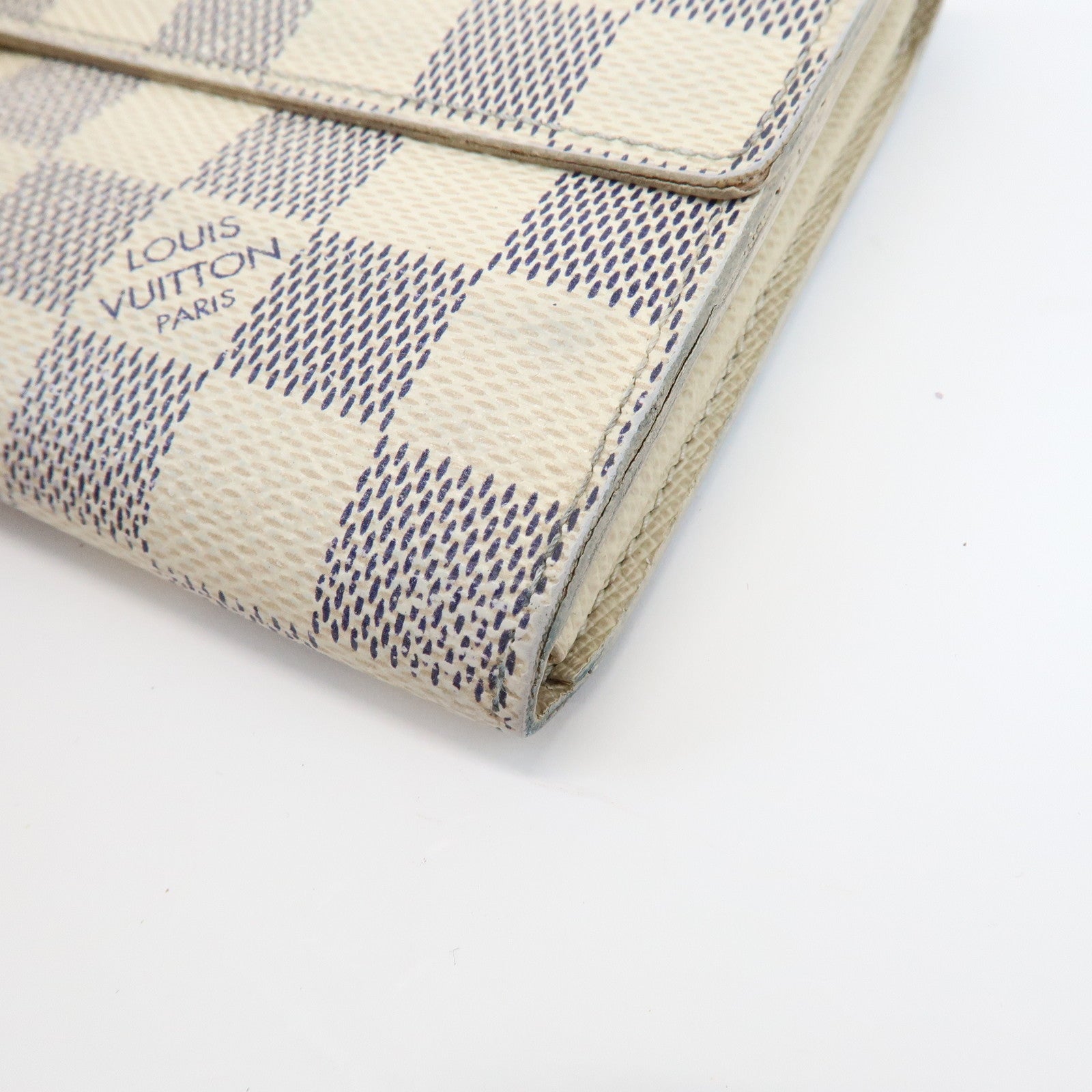 Louis Vuitton Monogram Damier Azur Set Of 2 Wallet M61725/N61735