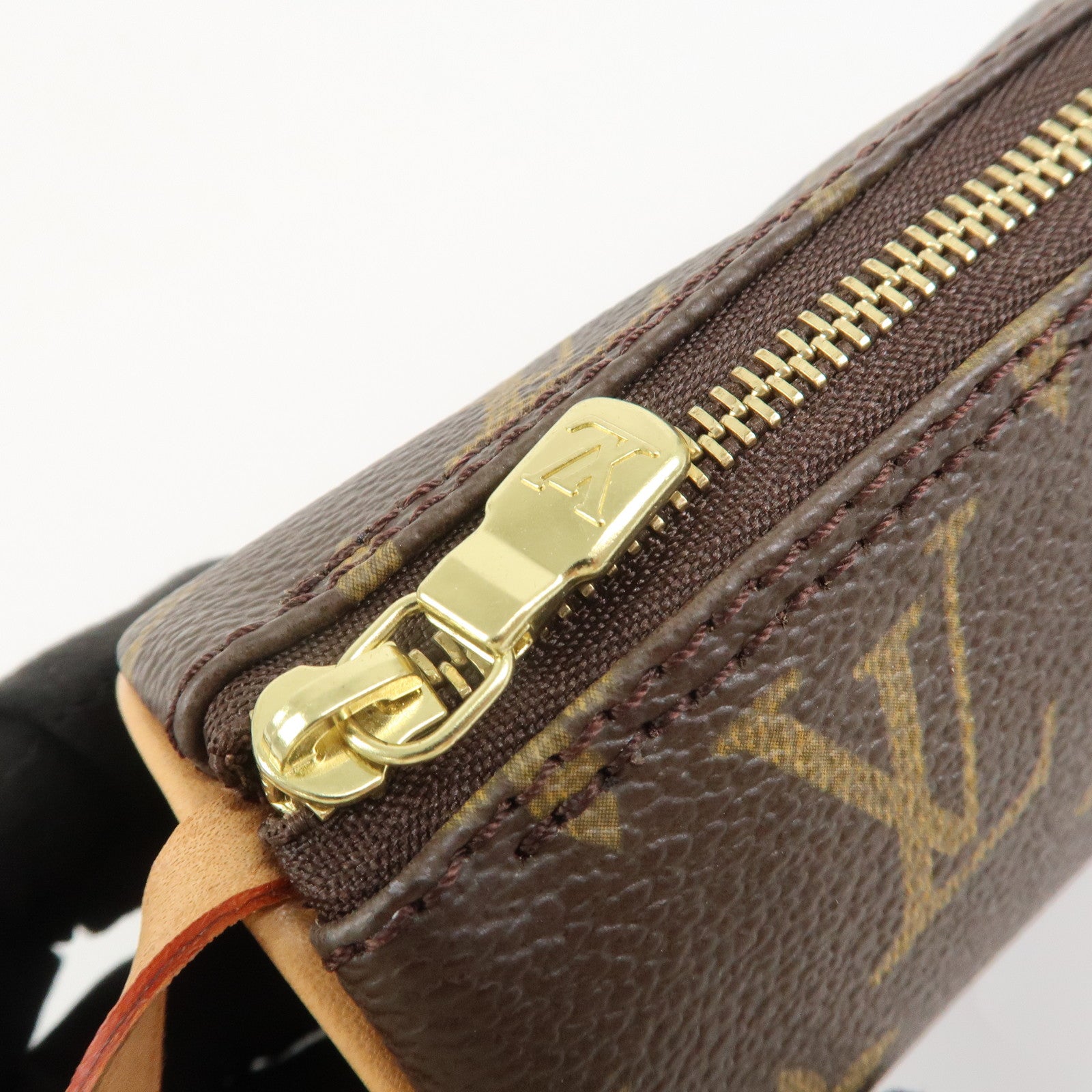 Louis Vuitton Monogram Mini Pouch for Papillon Bag Brown