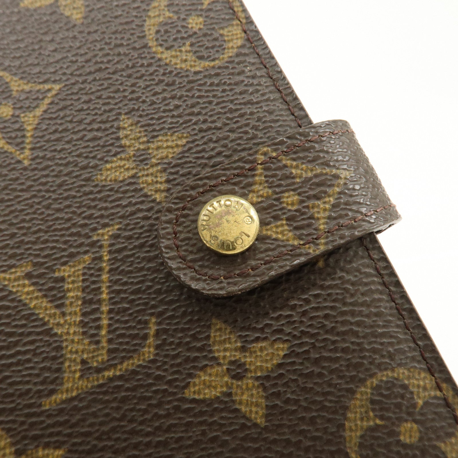 Louis Vuitton Monogram Agenda PM Planner Cover Brown R20005