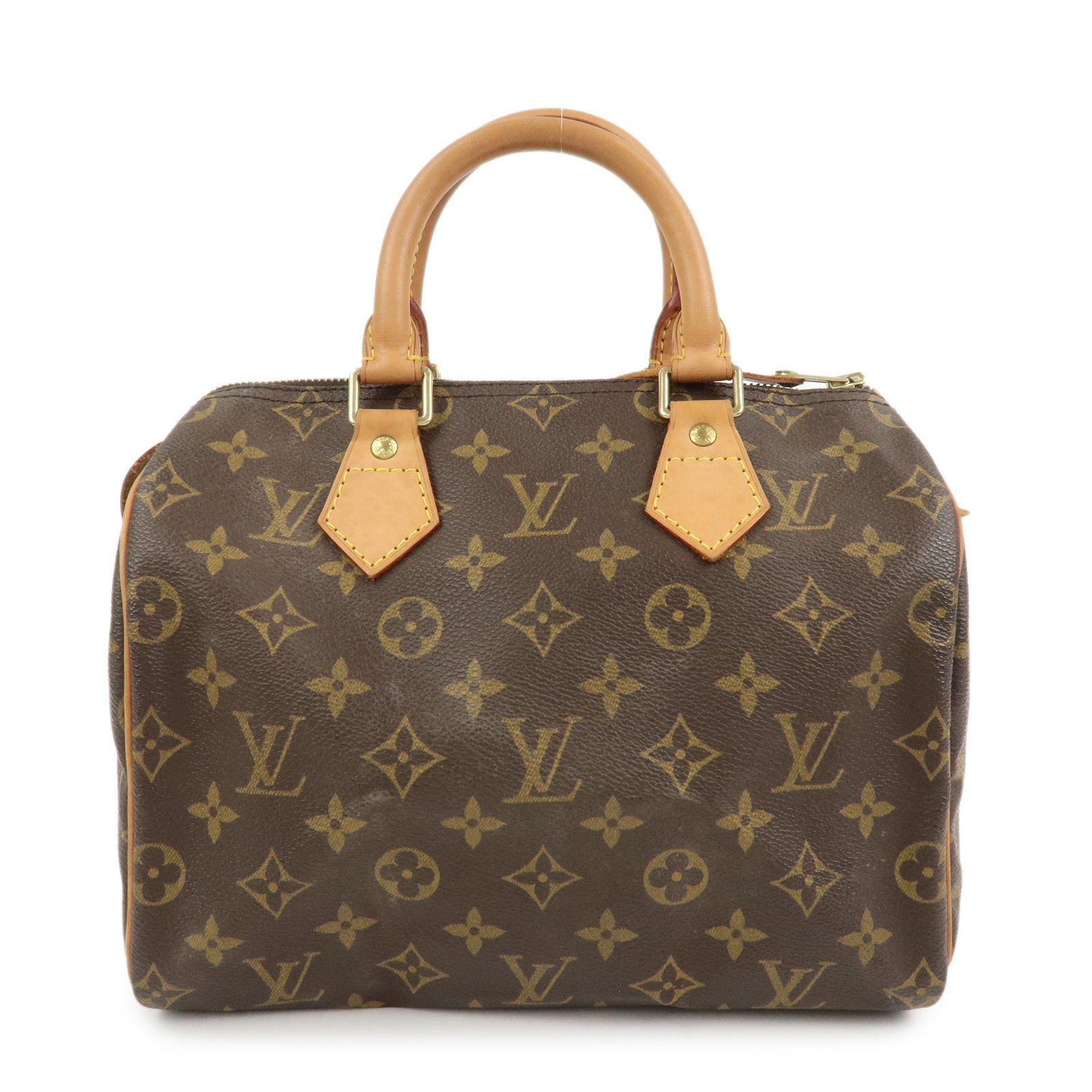 Louis Vuitton Monogram Speedy 25 Boston Bag Hand Bag Brown M41528