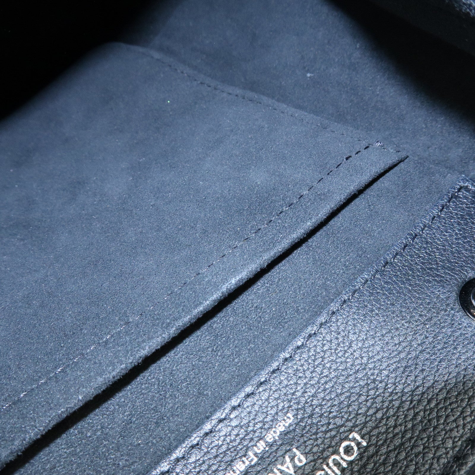 Louis Vuitton Lockme Leather Backpack Rucksack Noir Black M41815