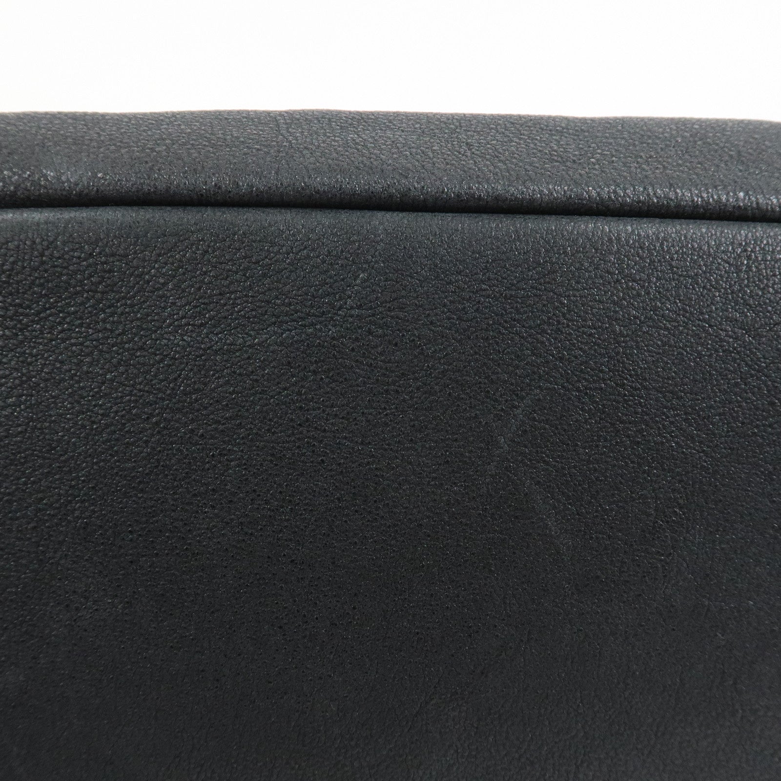 CHANEL COCO Mark Calf Leather Tote Bag Shoulder Bag Black A50288