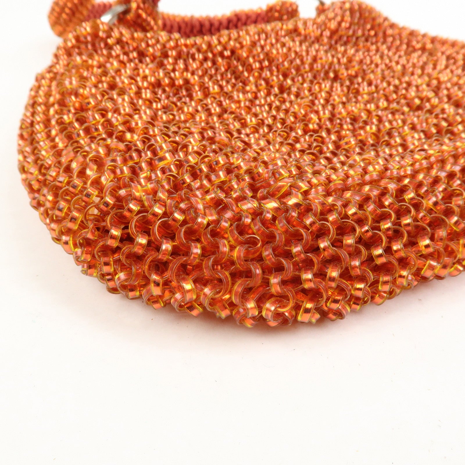 ANTEPRIMA Wire Bag PVC Shoulder Bag Hand Bag Orange