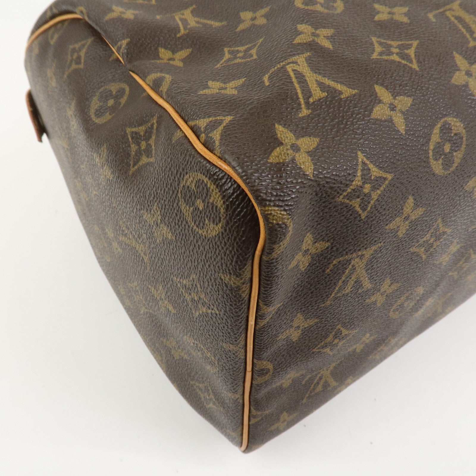 Louis Vuitton Monogram Speedy 40 Hand Bag Boston Bag Brown M41522