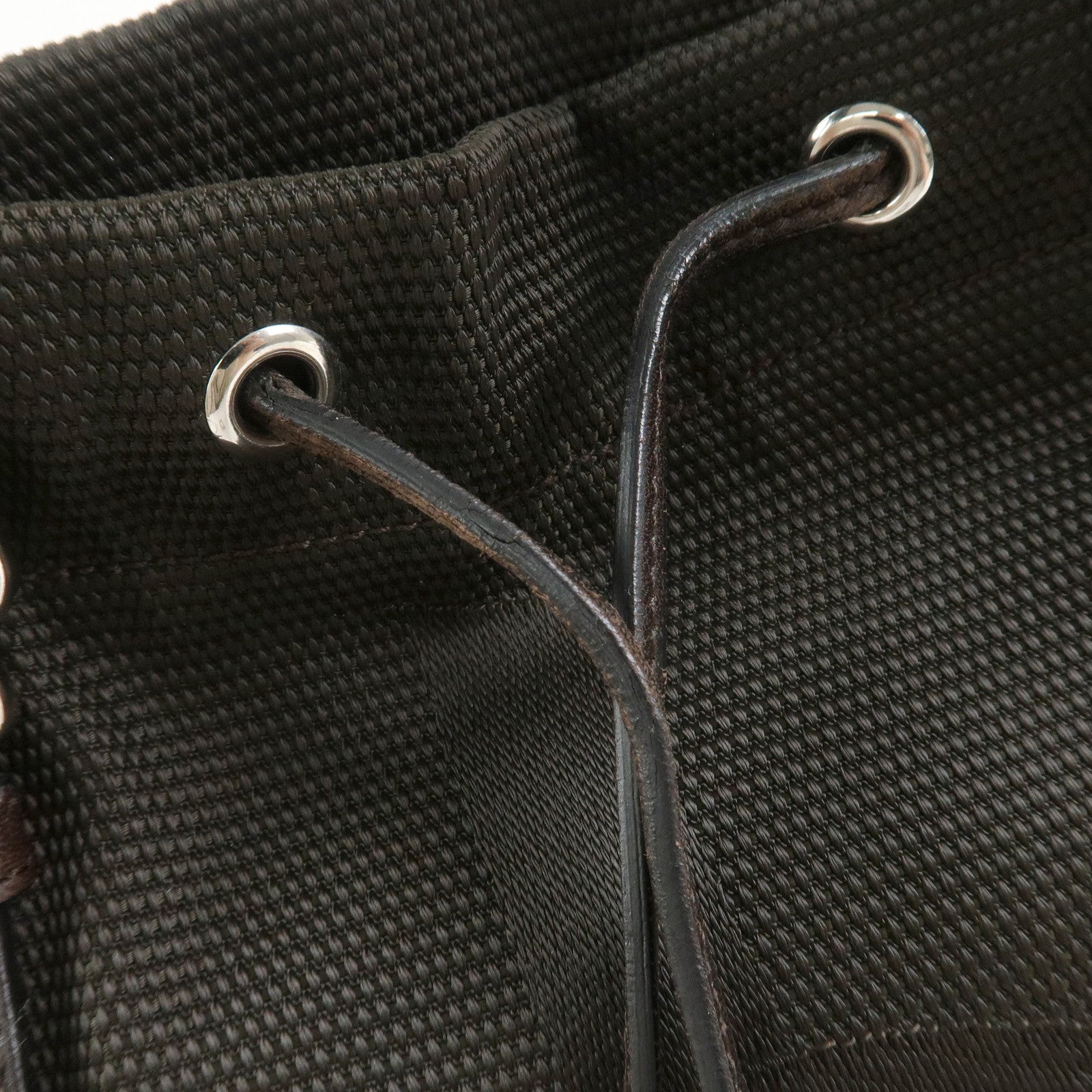 SAINT LAURENT PARIS Kahala Nylon Leather Tote Bag Brown 123435