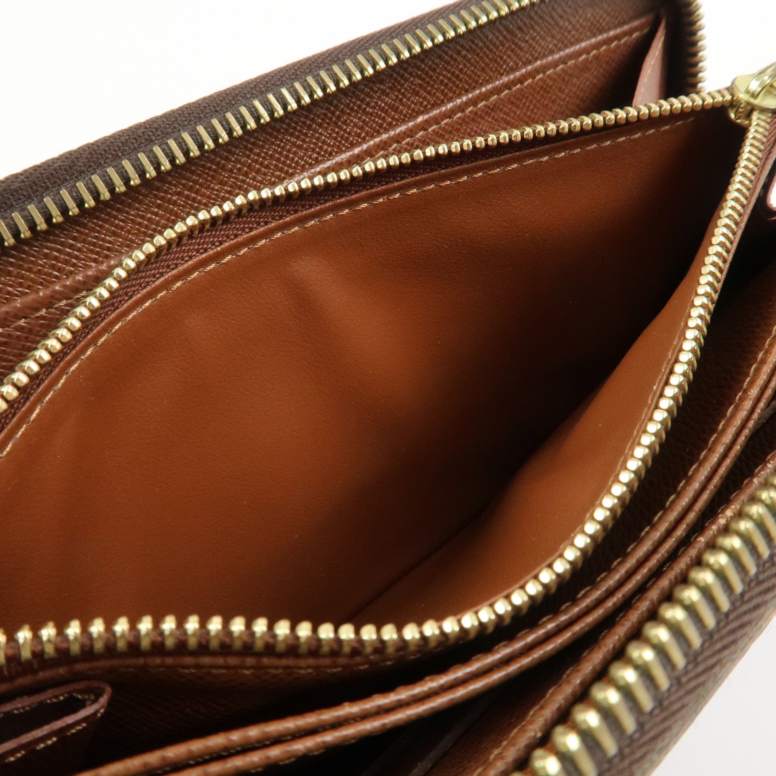 Louis Vuitton Monogram Canvas Zippy Long Wallet Brown M60017