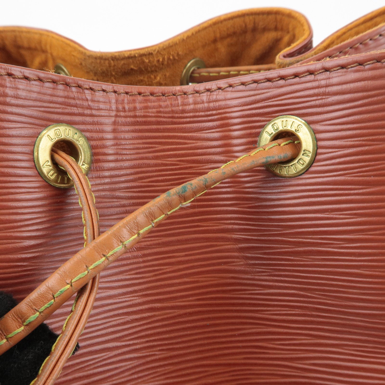 Louis Vuitton Epi Noe Bi-Color Shoulder Bag Kenya Brown M44028 Used