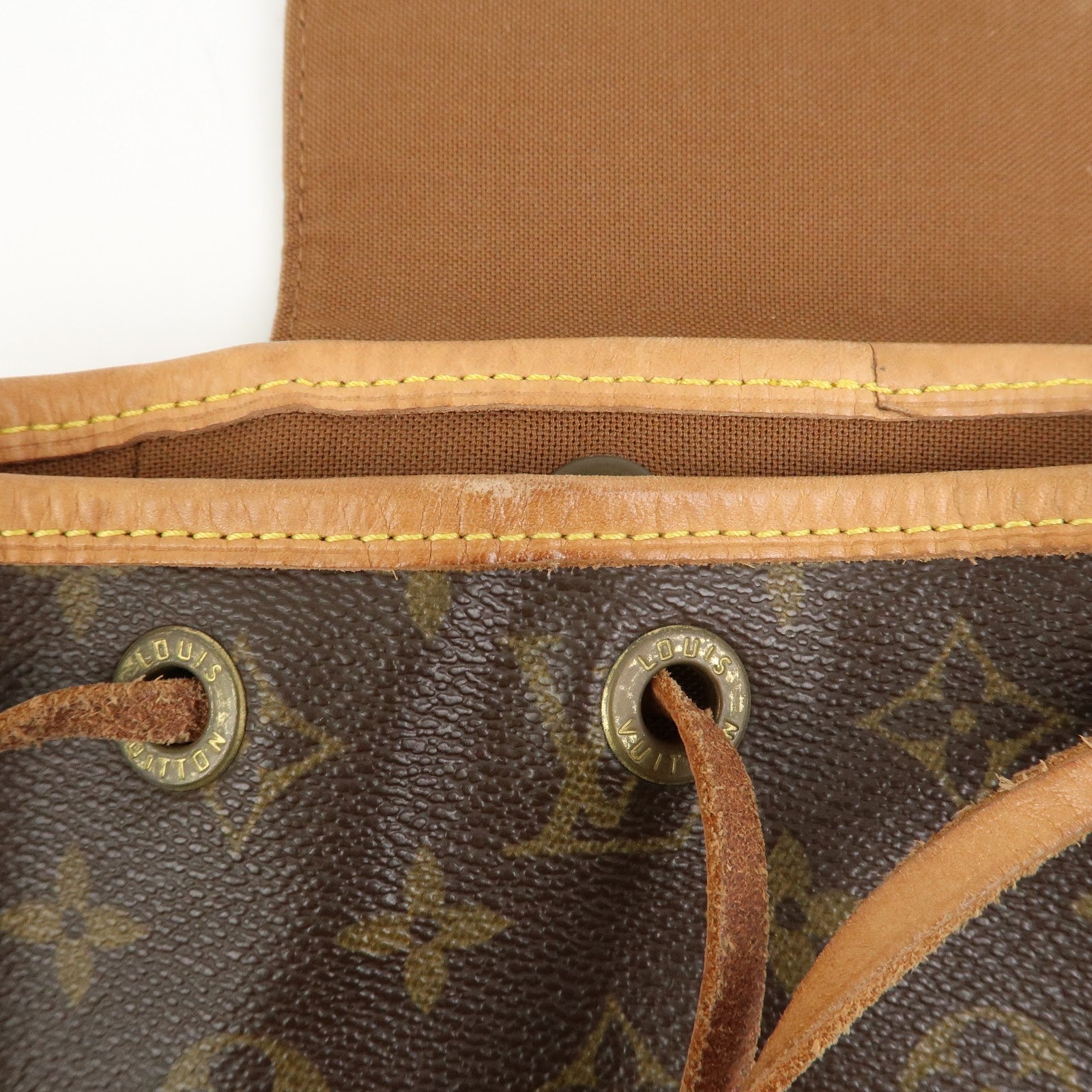 Louis Vuitton Monogram Montsouris MM Backpack Brown M51136