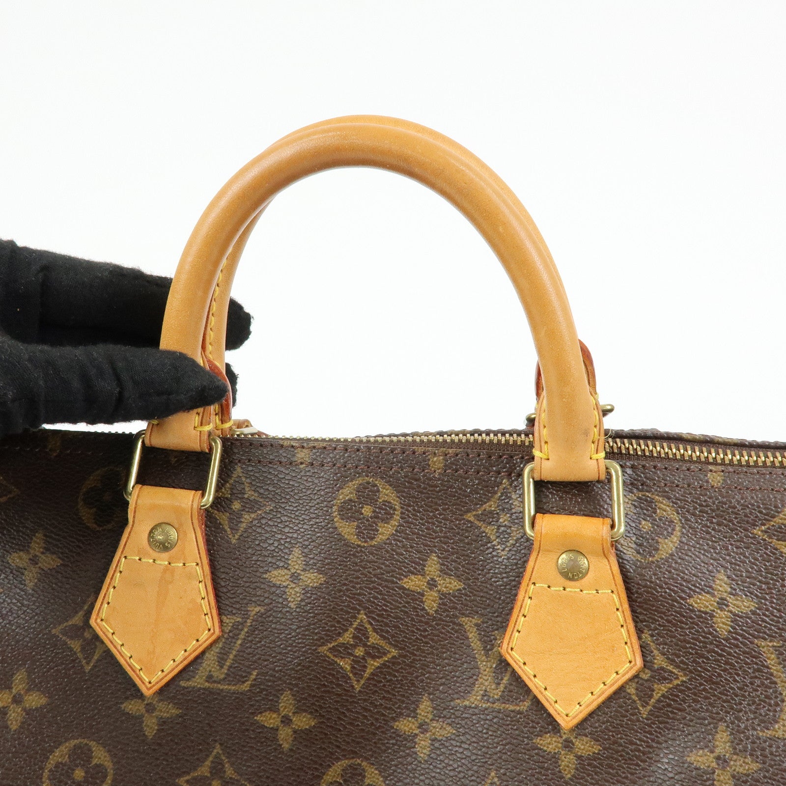 Louis Vuitton Monogram Speedy 30 Boston Bag Hand Bag Brown M41526