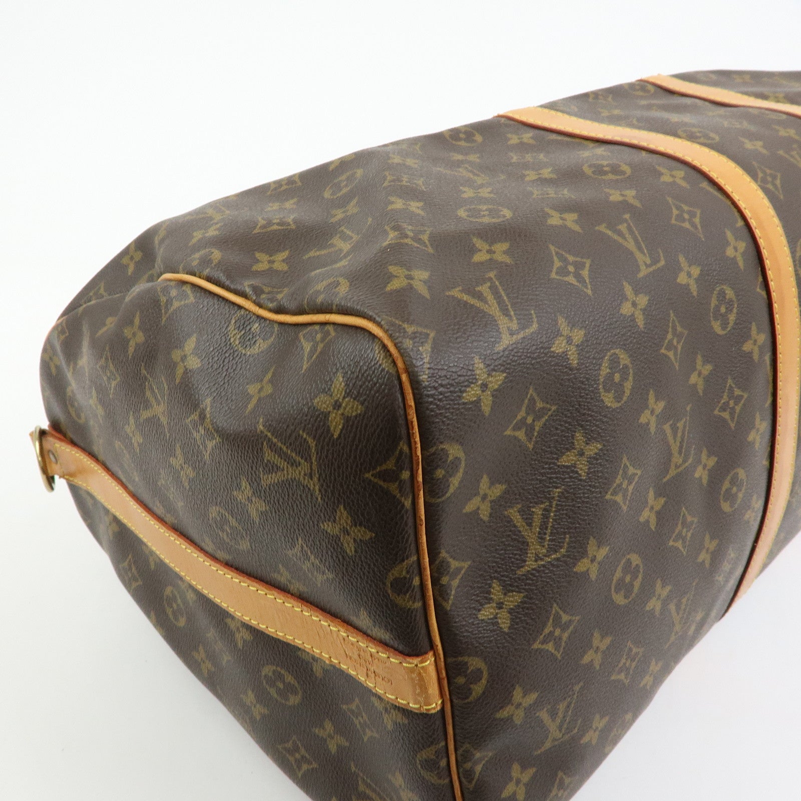 Louis Vuitton Monogram Keep All Bandouliere 55 Boston Bag M41414