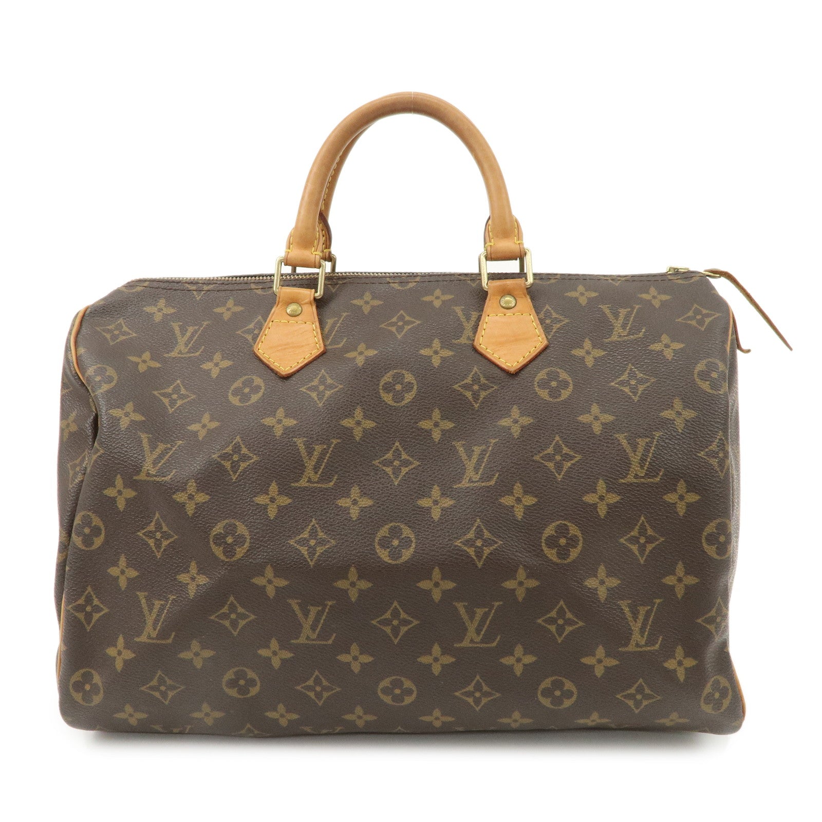 Louis Vuitton Monogram Speedy 35 Hand Bag Boston Bag M41524 Used