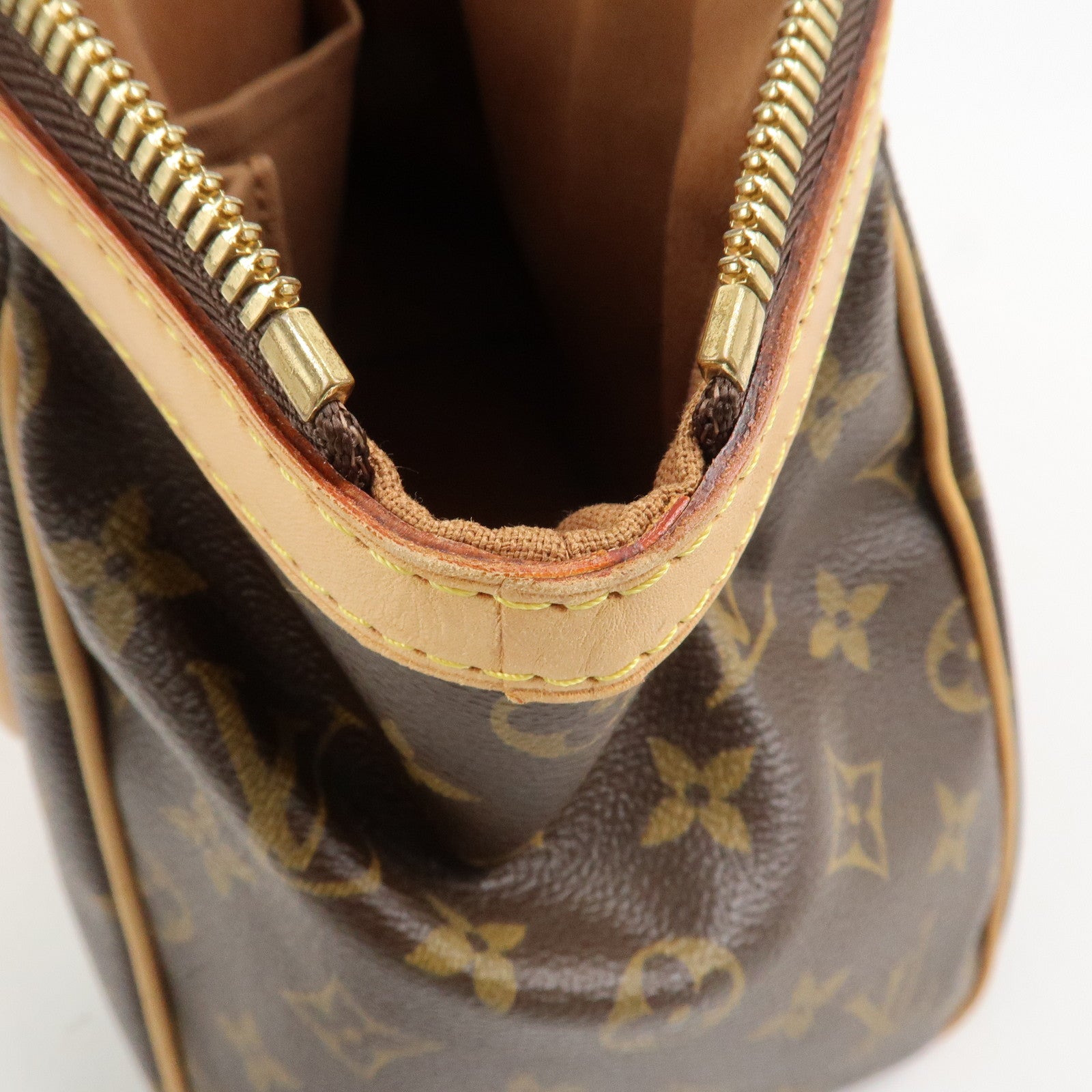 Louis Vuitton Monogram Tivoli PM Hand Bag Brown M40143