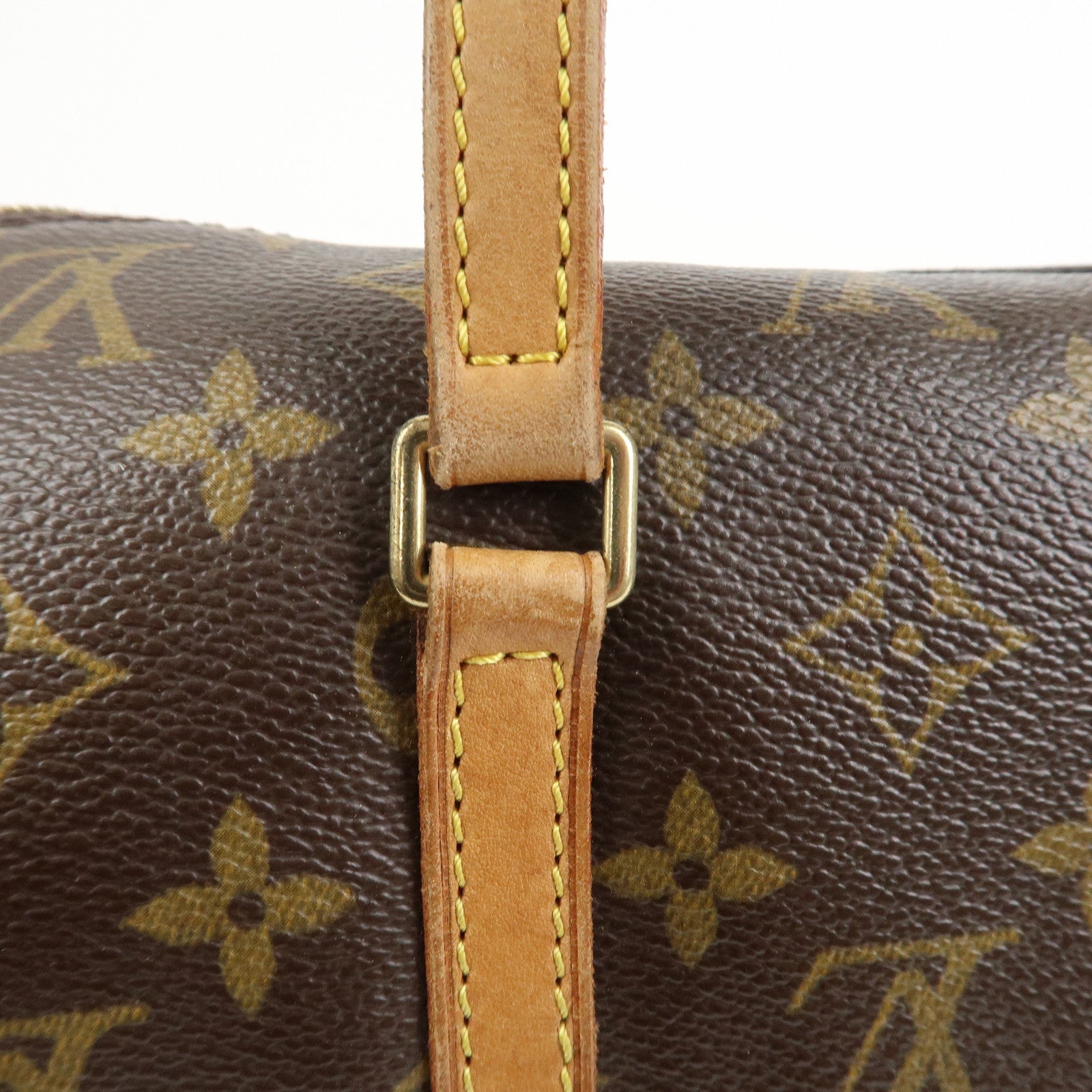 Louis Vuitton Monogram Papillon 30 Old Style Hand Bag Brown M51365