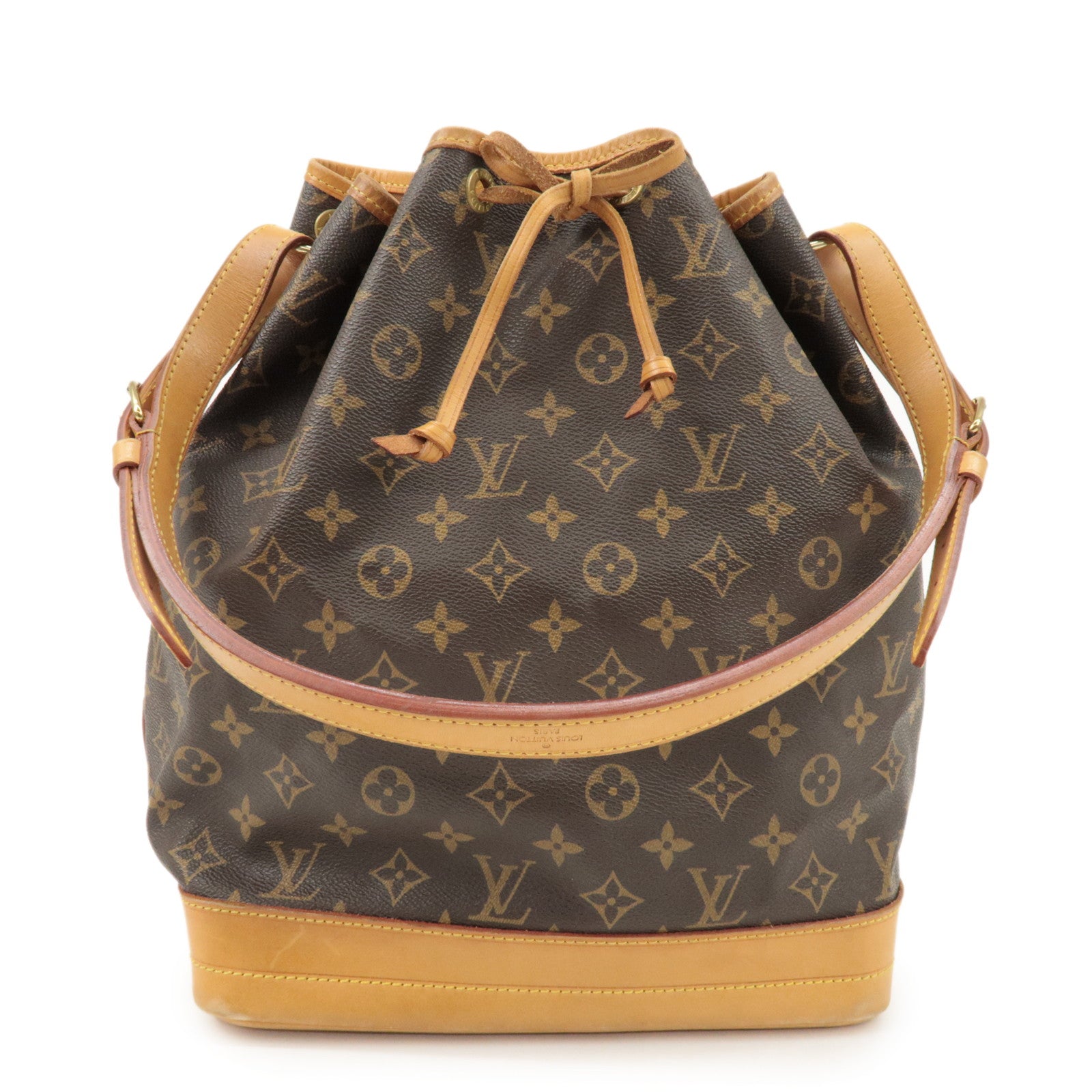 Louis Vuitton Monogram Noe Shoulder Bag Hand Bag Brown M42224 Used