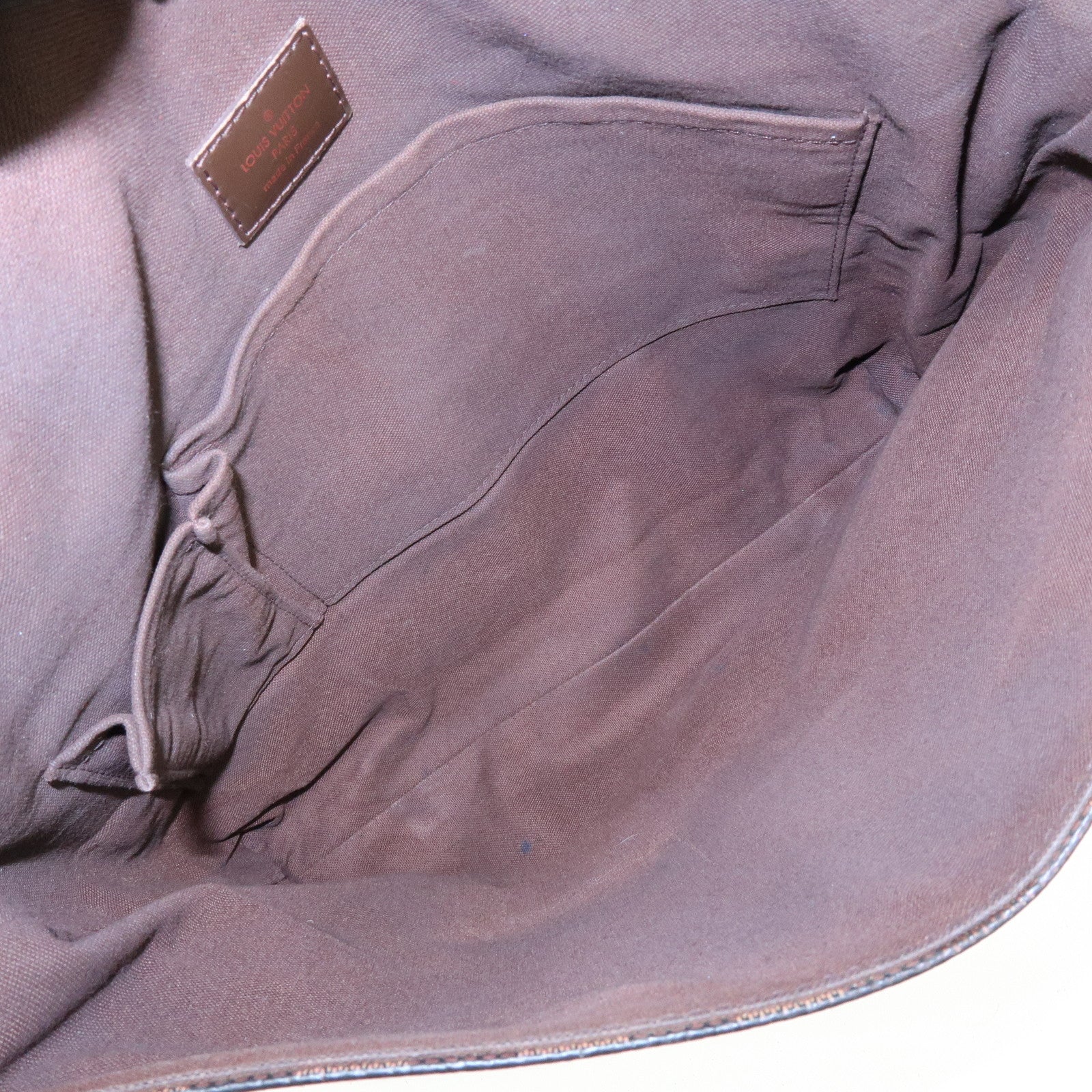 Louis Vuitton Damier Brooklyn Messenger Shoulder Bag Brown N51211