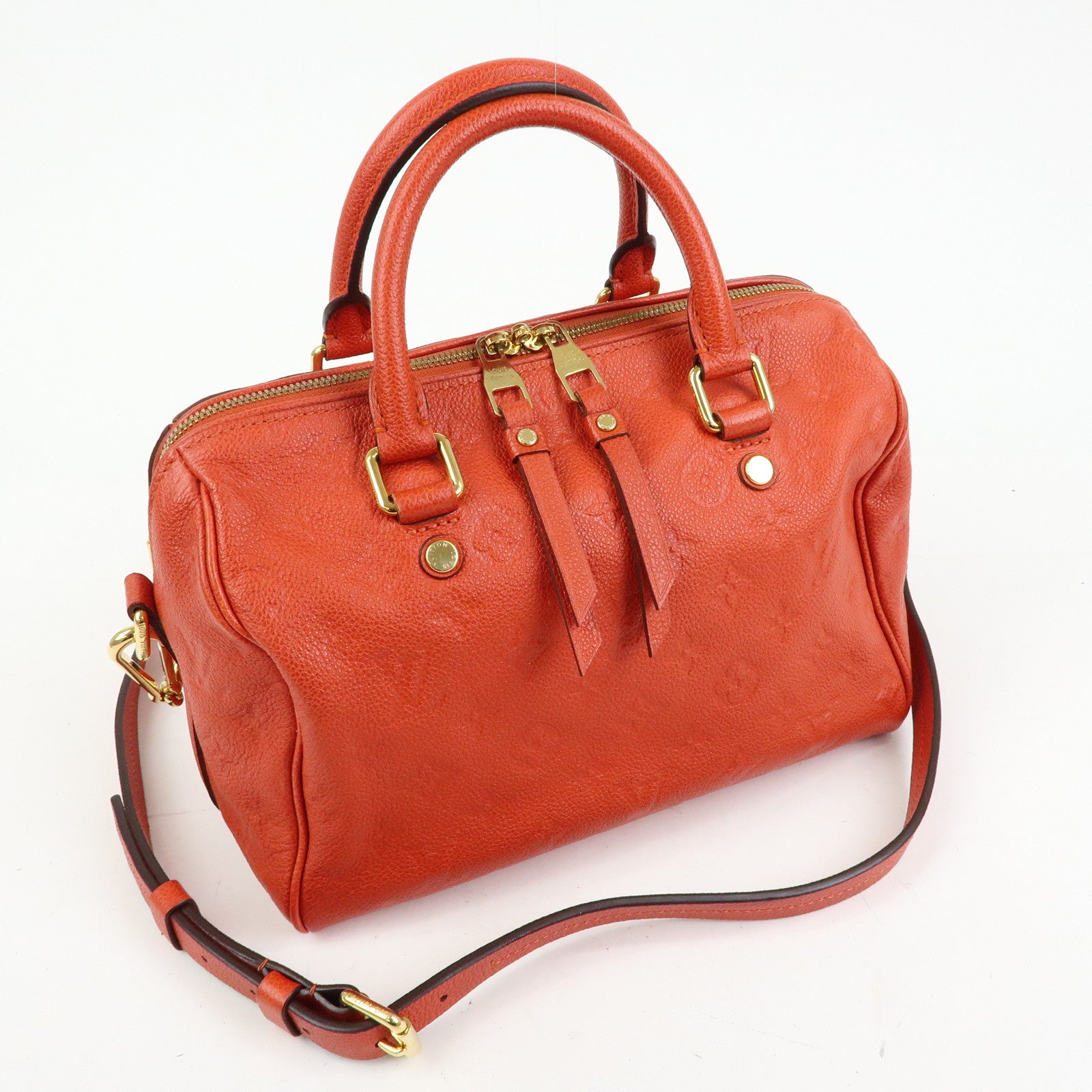 Louis Vuitton Monogram Empreinte Speedy Bandouliere 25 M40758