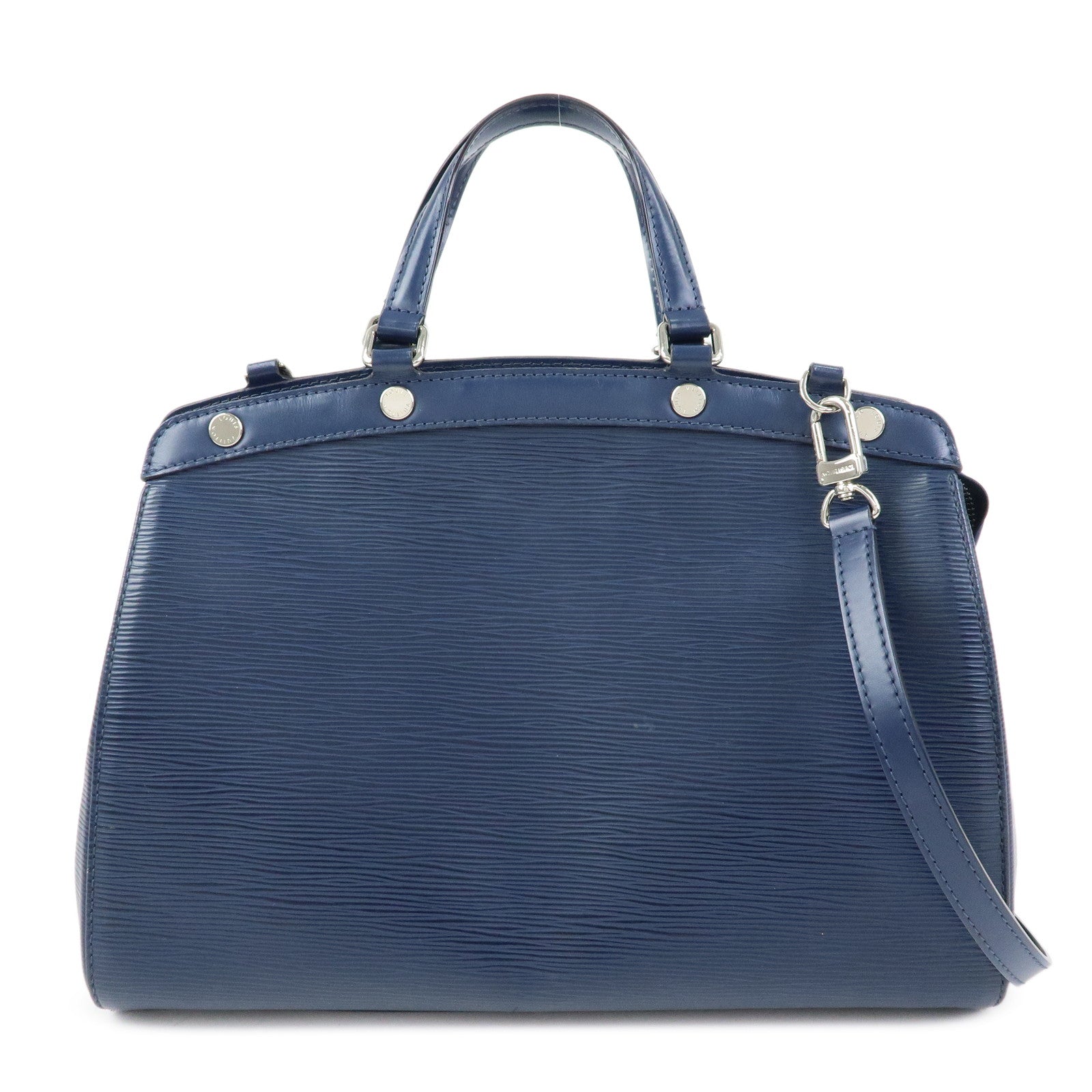 Louis Vuitton Epi Brea MM 2Way Bag Hand Bag Indigo M40821