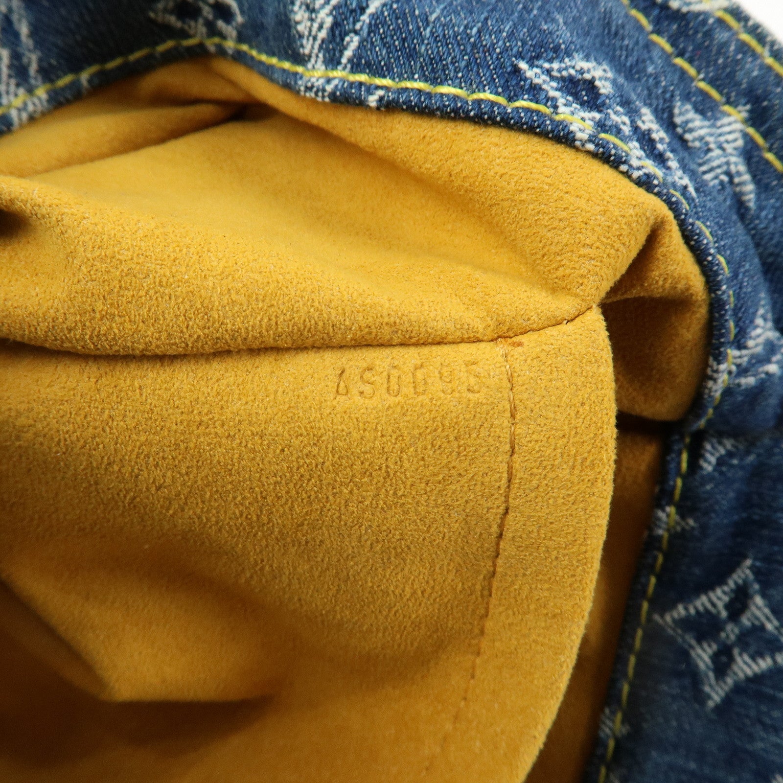 Louis Vuitton Monogram Denim Flat Shopper Tote Bag M95018