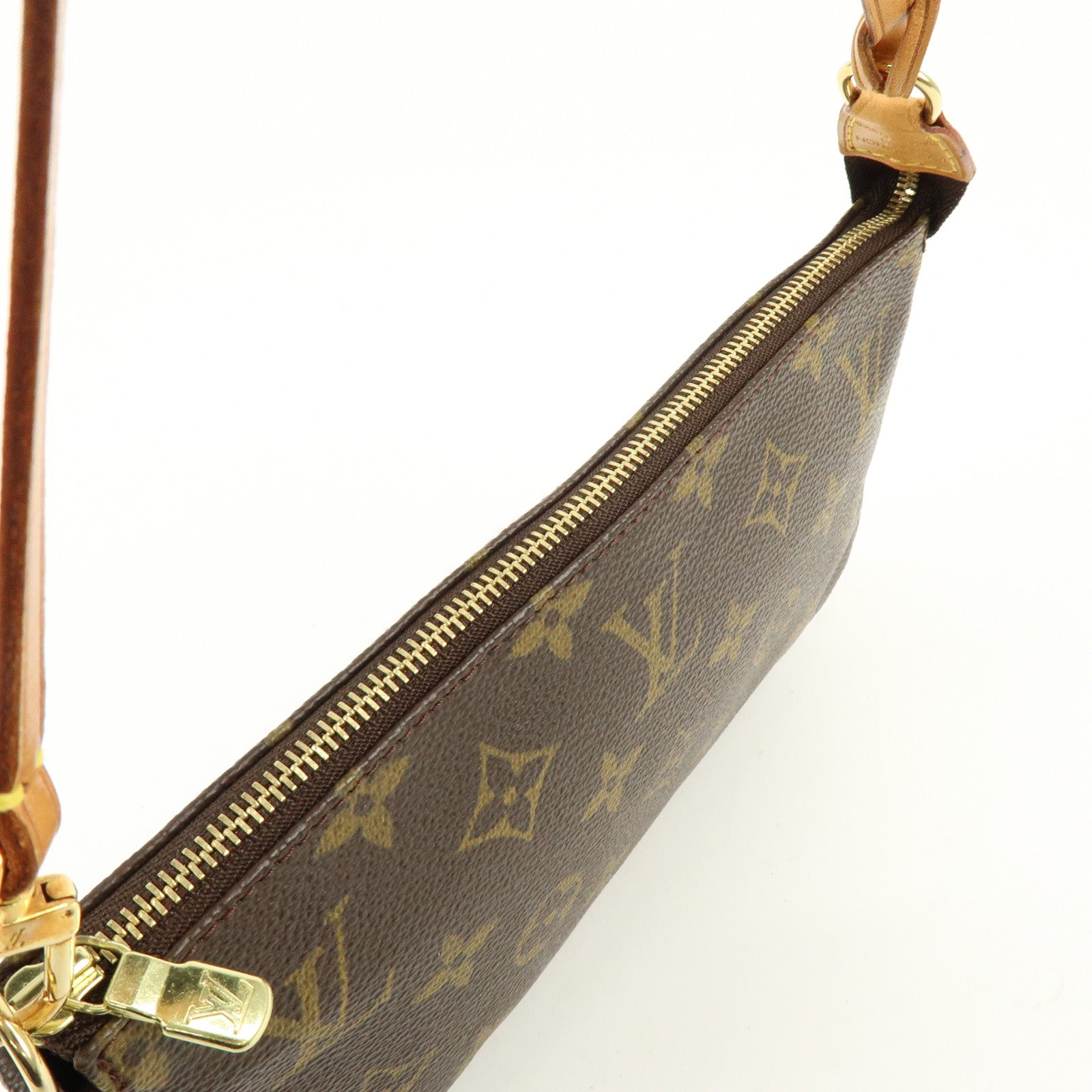Louis Vuitton Monogram Pochette Accessoires Pouch Hand Bag M51980