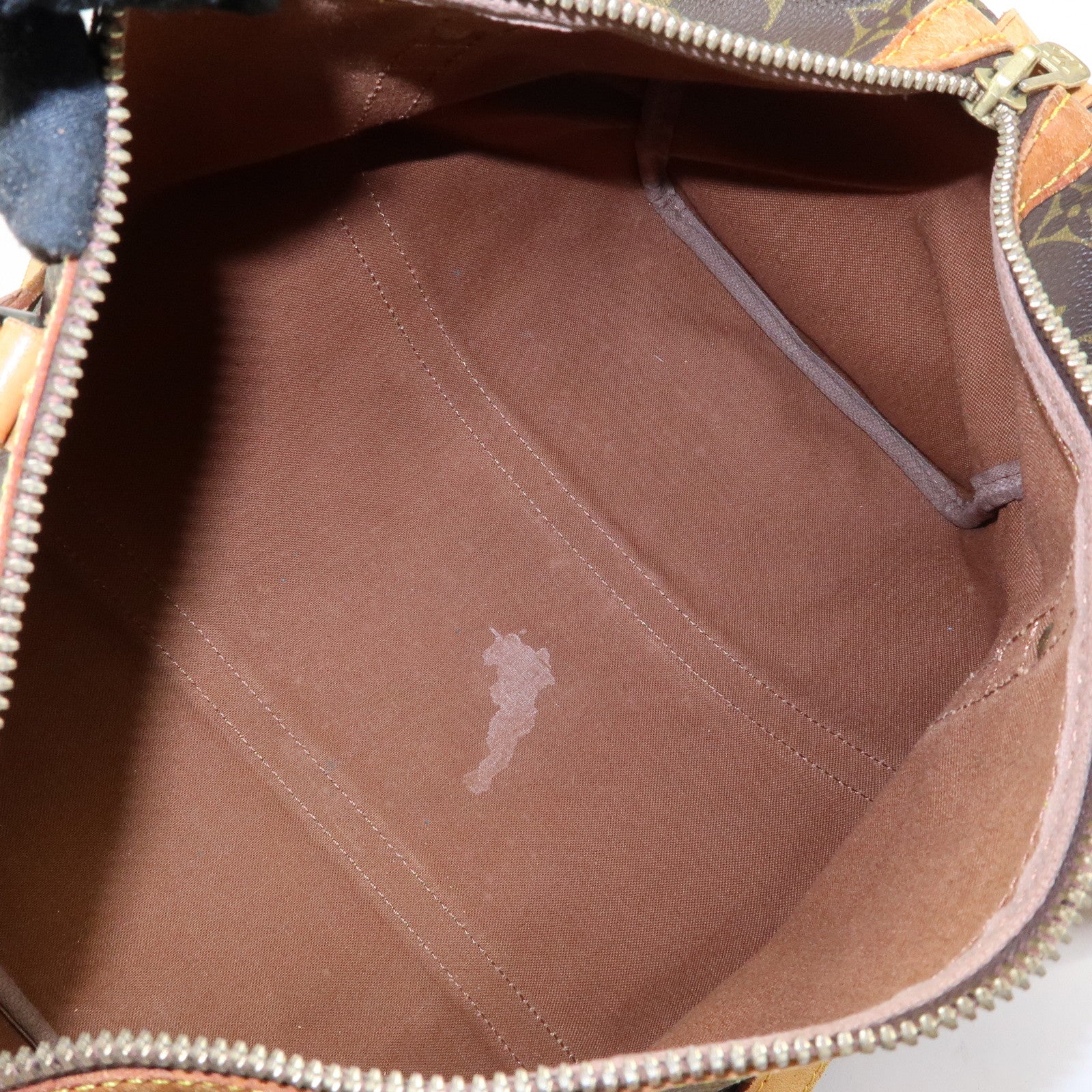 Louis Vuitton Monogram Sac Souple 35 Boston Bag Brown M41626