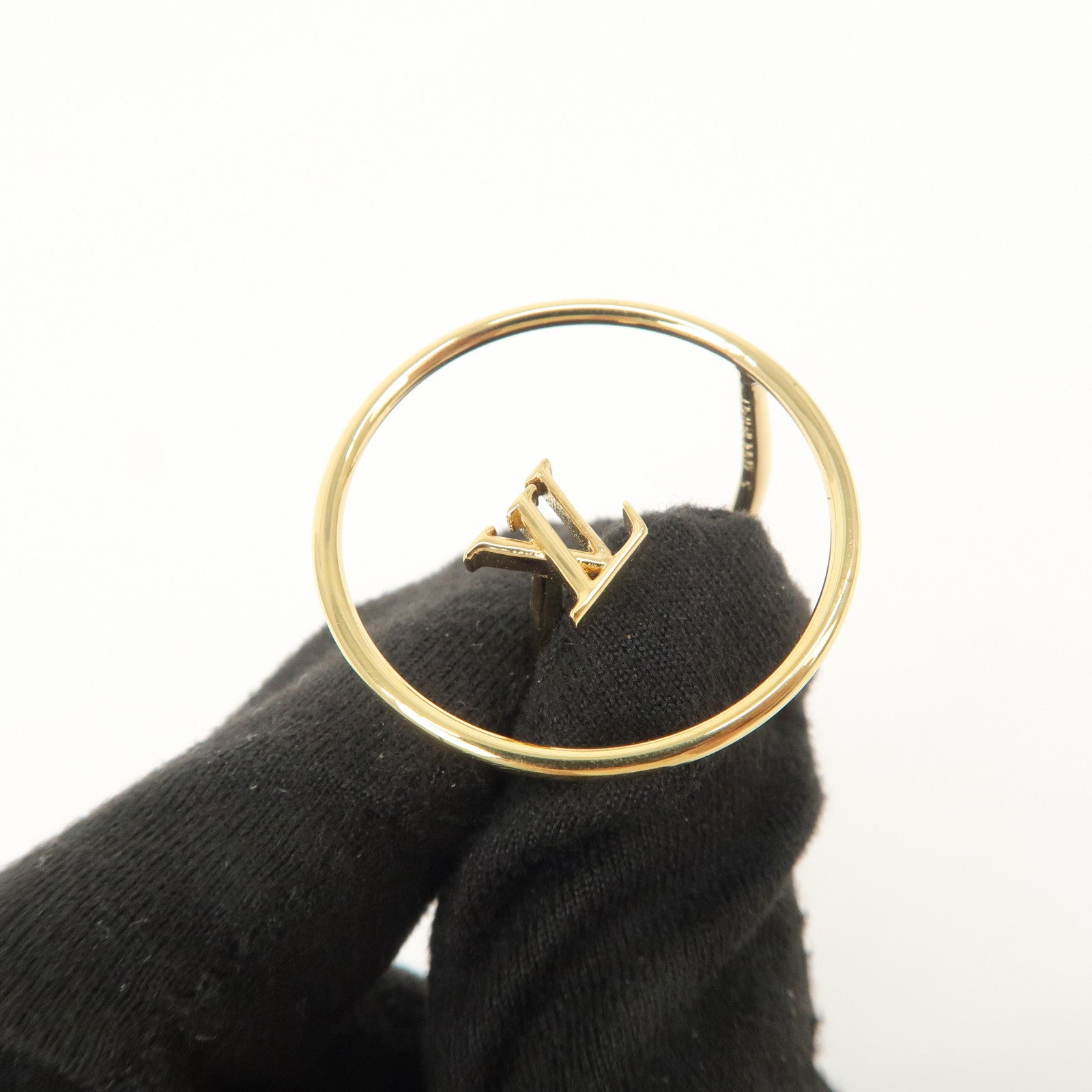 Louis Vuitton LV Eclipse Metal Ring Zipang Gold M00768