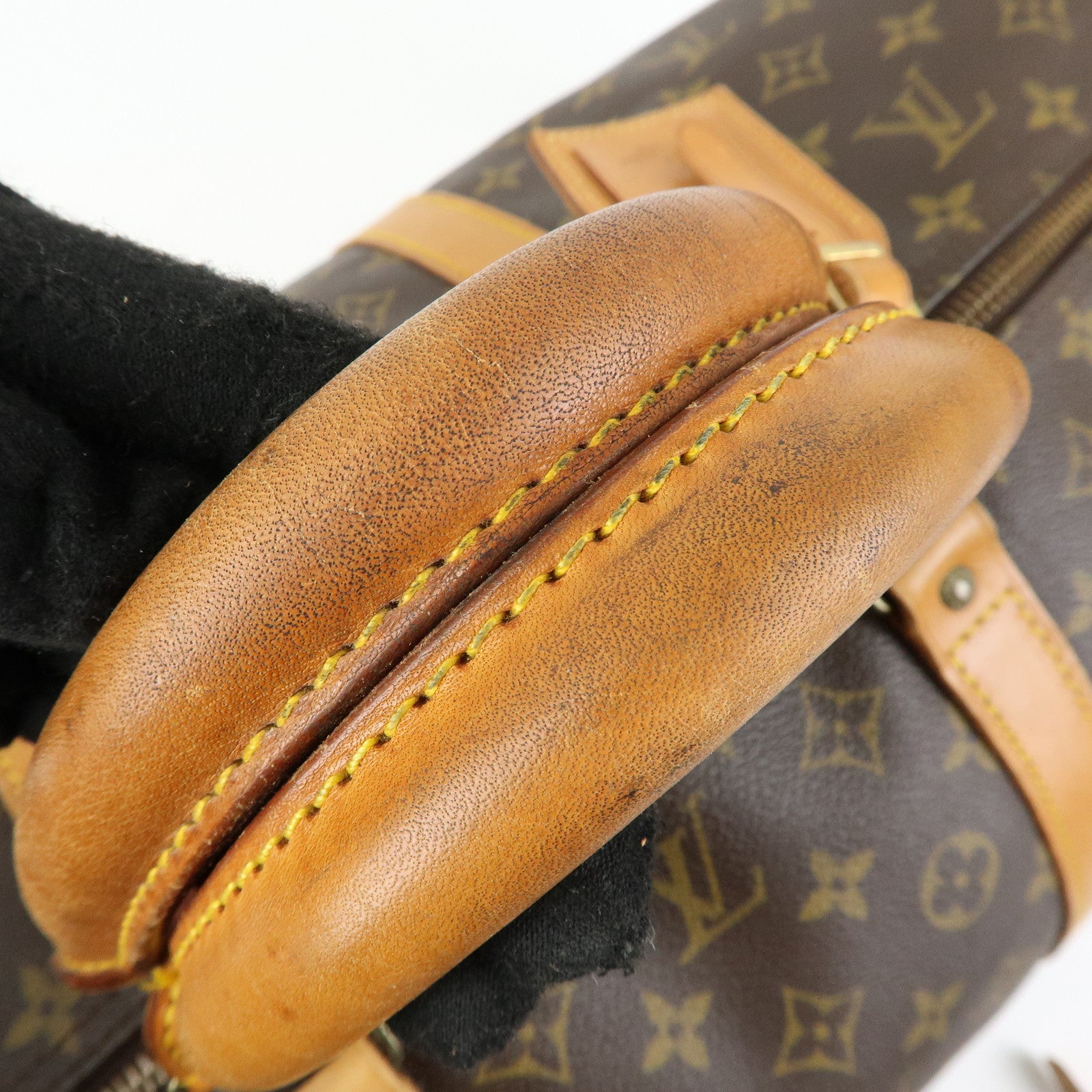 Louis Vuitton Monogram Keep All Bandouliere 60 Boston Bag M41412