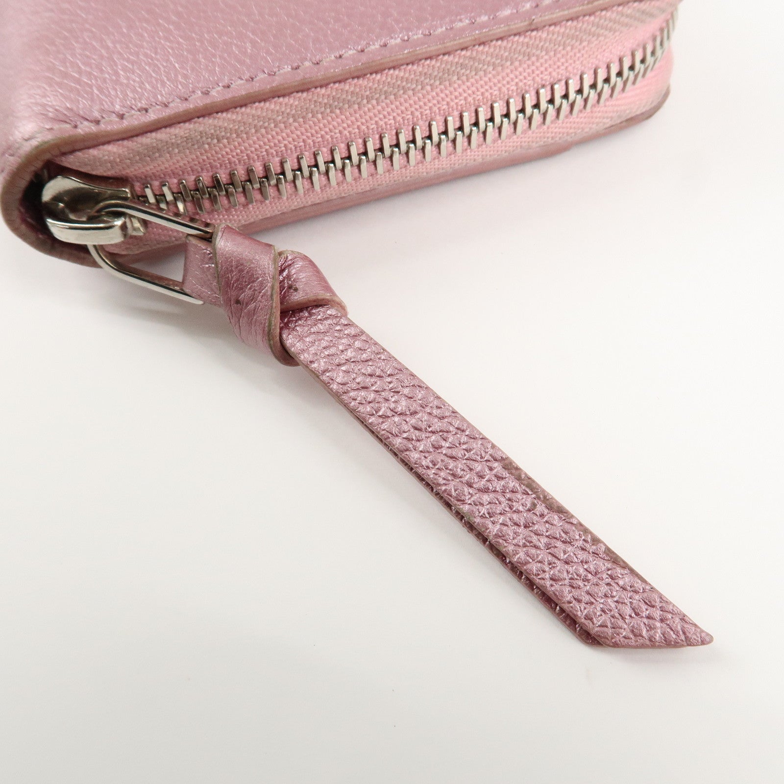 Louis Vuitton Calf Leather Zippy Lock Me Wallet Crystal Rose M69812 Used