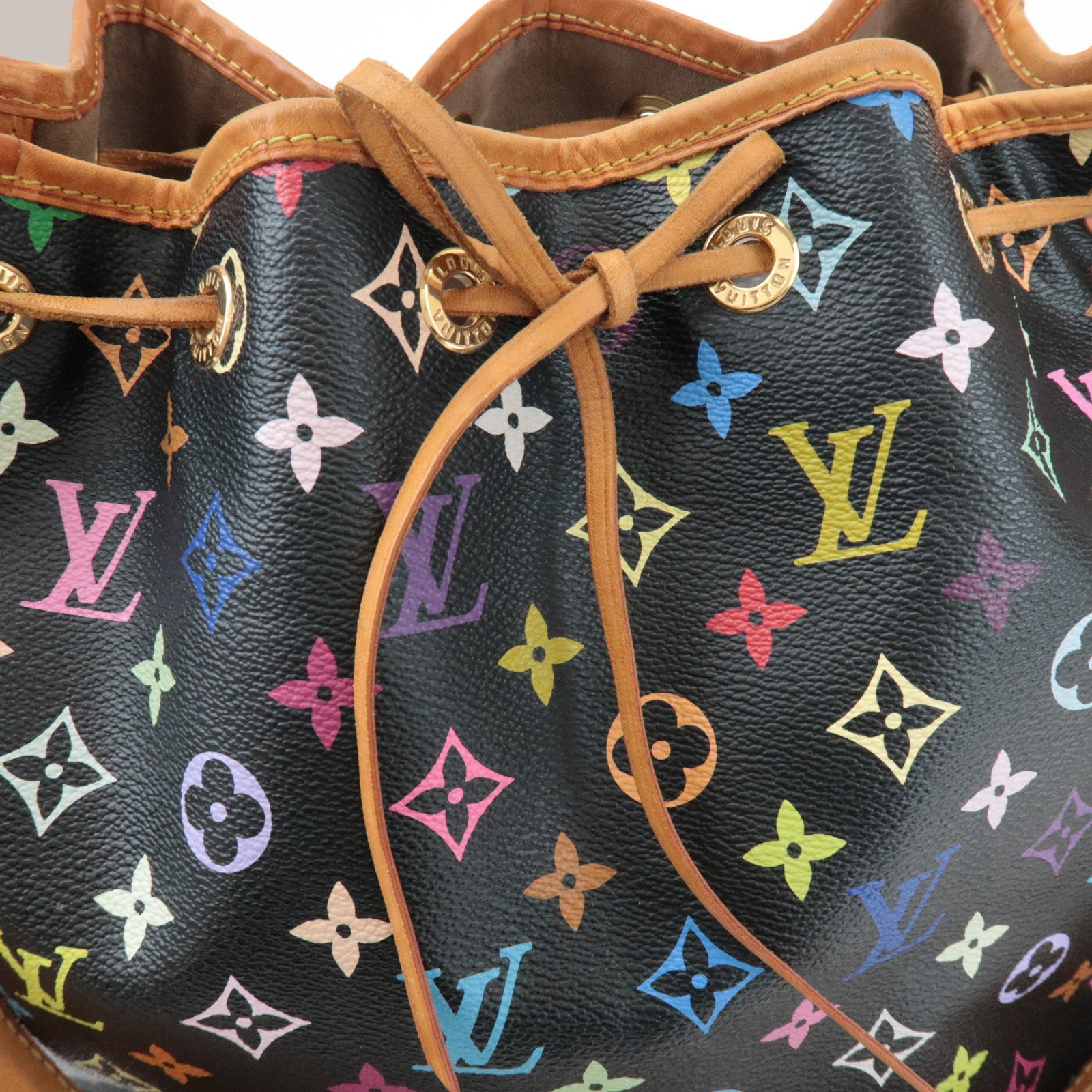 Louis Vuitton Monogram Multicolor Petit Noe Bag Noir M42230