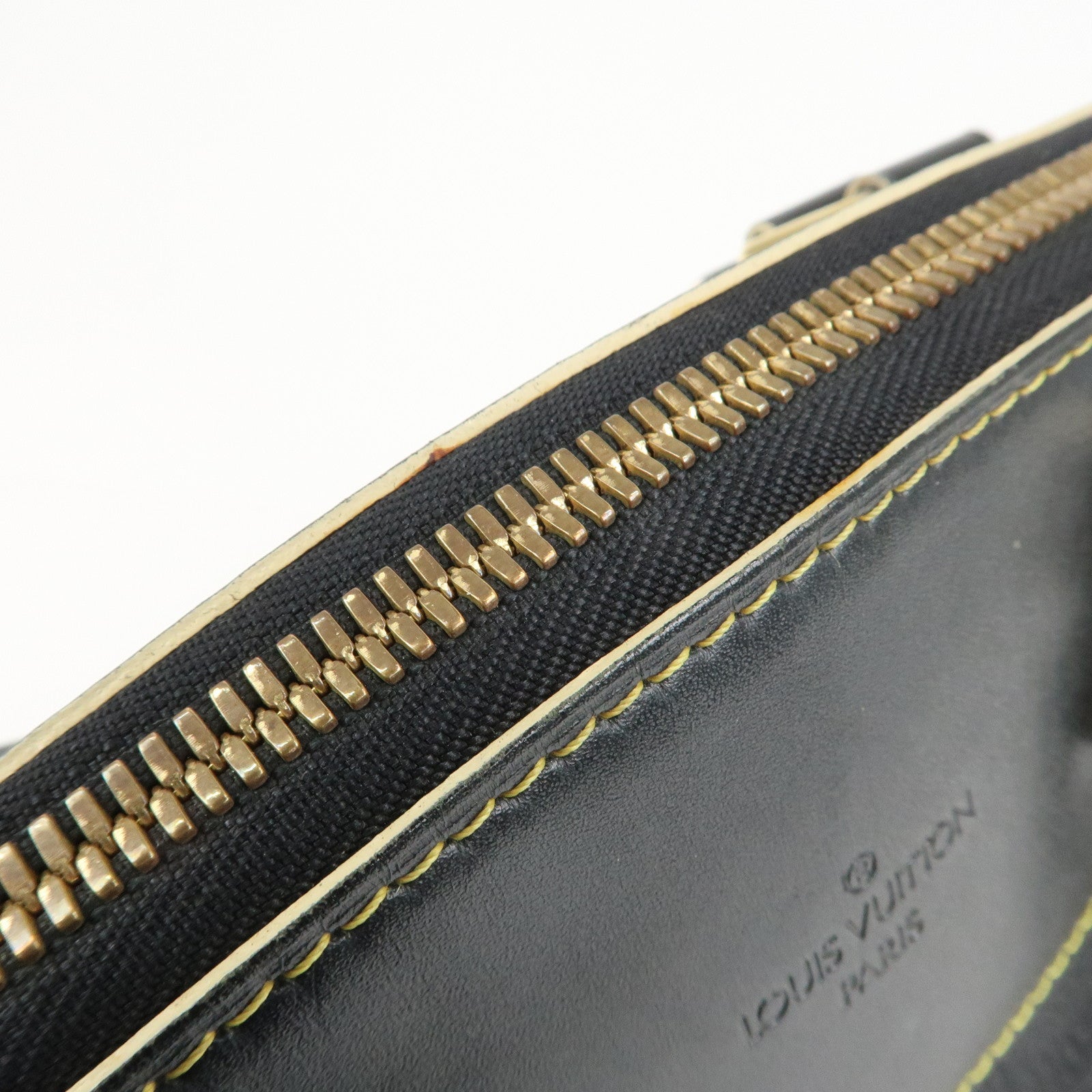 Louis Vuitton Suhali LockIt PM Hand Bag Tote Bag Black M91888 Used