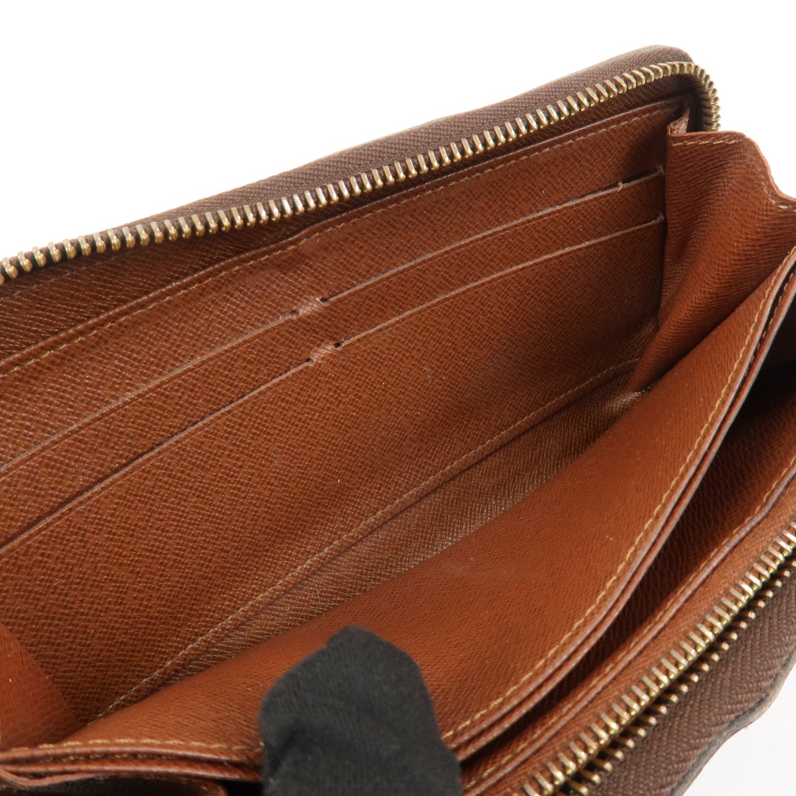 Louis Vuitton Monogram Zippy Round Long Wallet Brown M42616