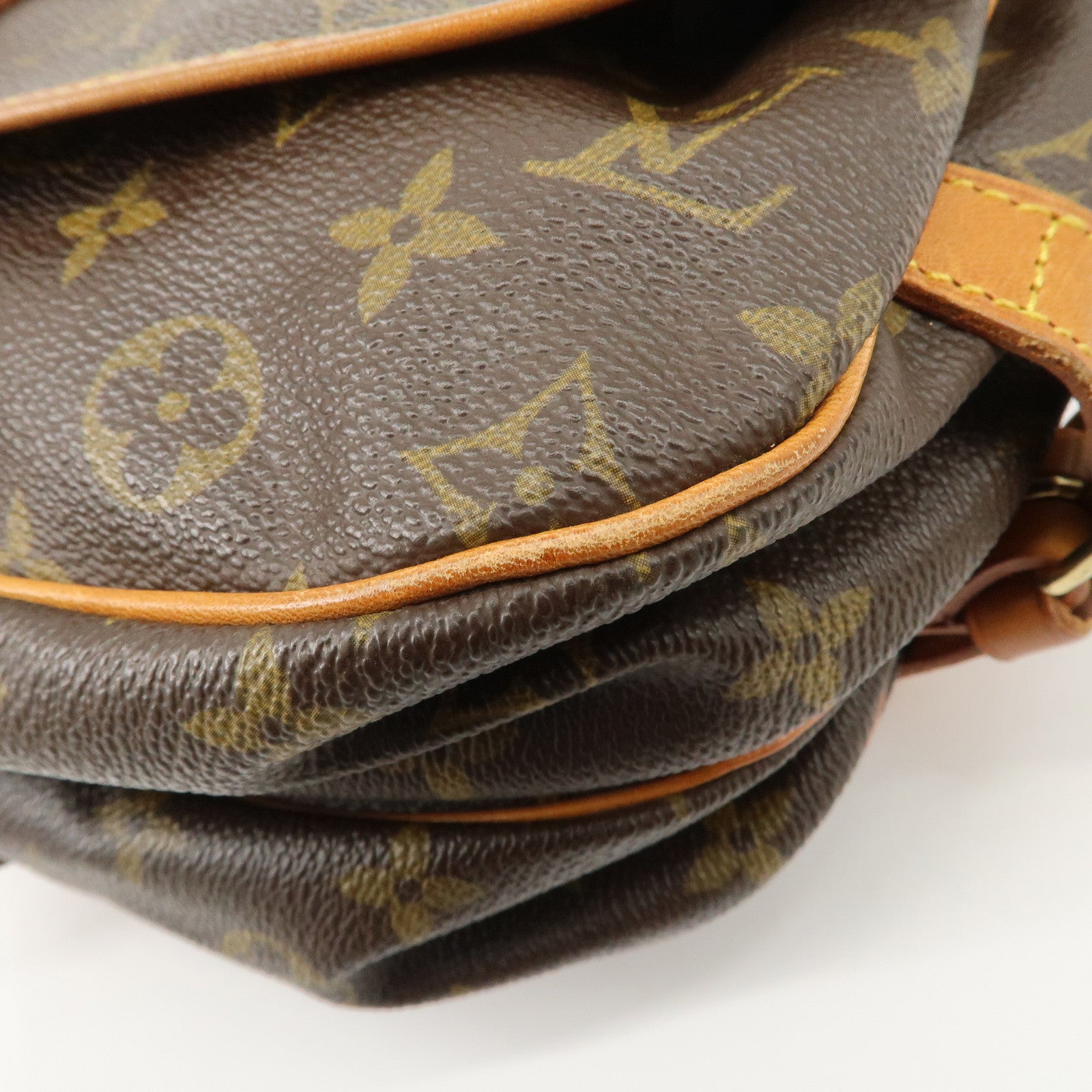 Louis Vuitton Monogram Saumur 30 Shoulder Bag Brown M42256 Used